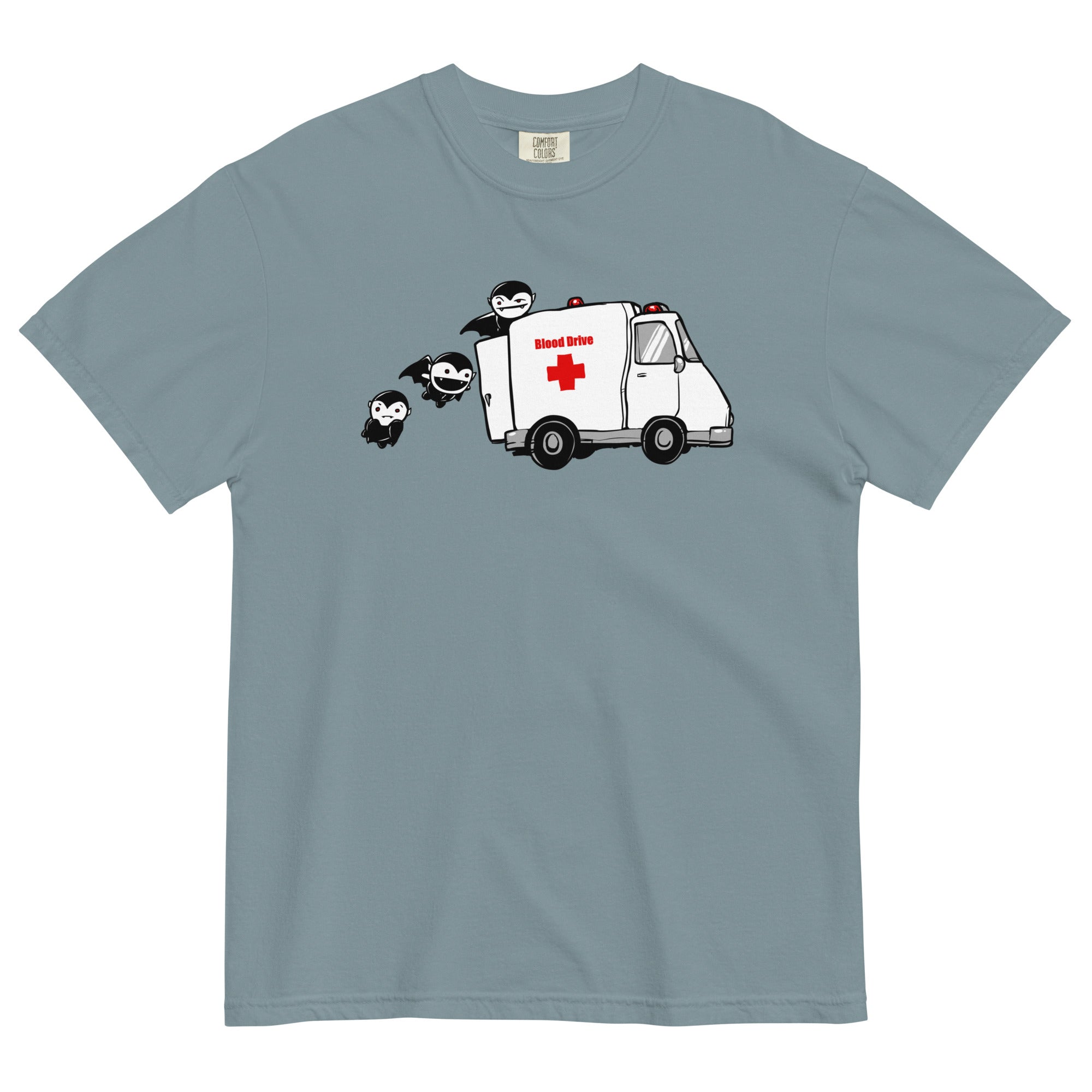 Blood Drive Vampires Men's Relaxed Fit Tee Hoodie, Sweatshirt | CoreVibeTees.com (Image 2)