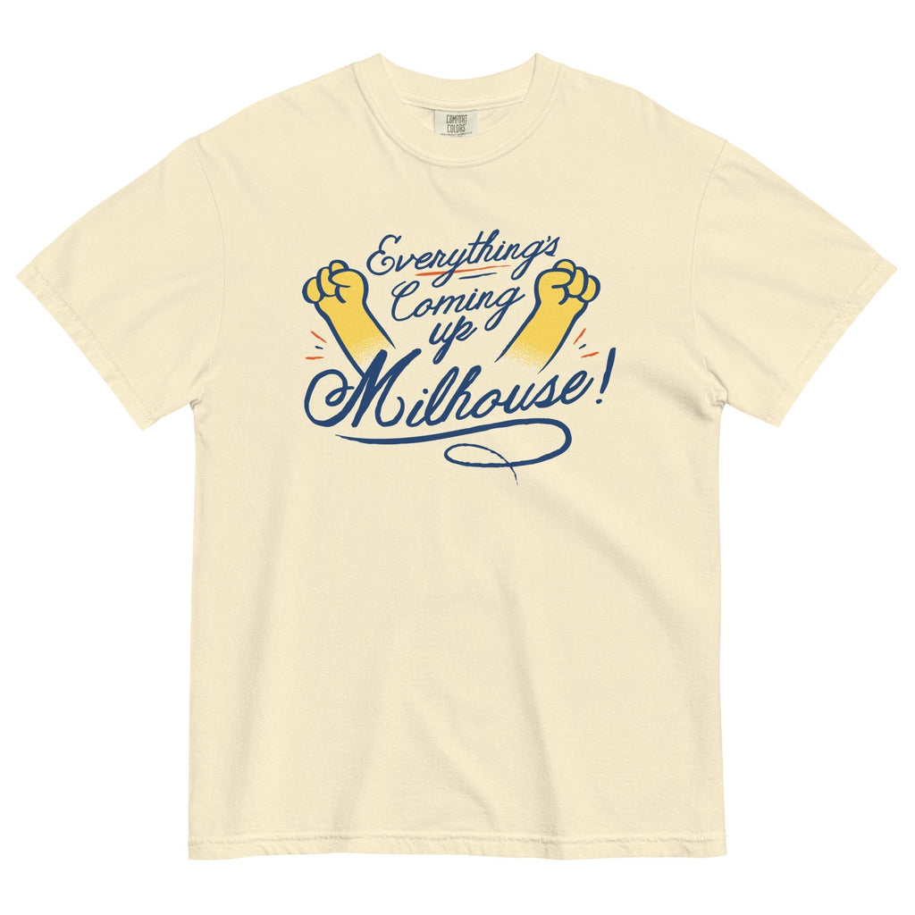 Everything's Coming Up Milhouse! Men's Relaxed Fit Tee Hoodie, Sweatshirt | CoreVibeTees.com (Image 5)