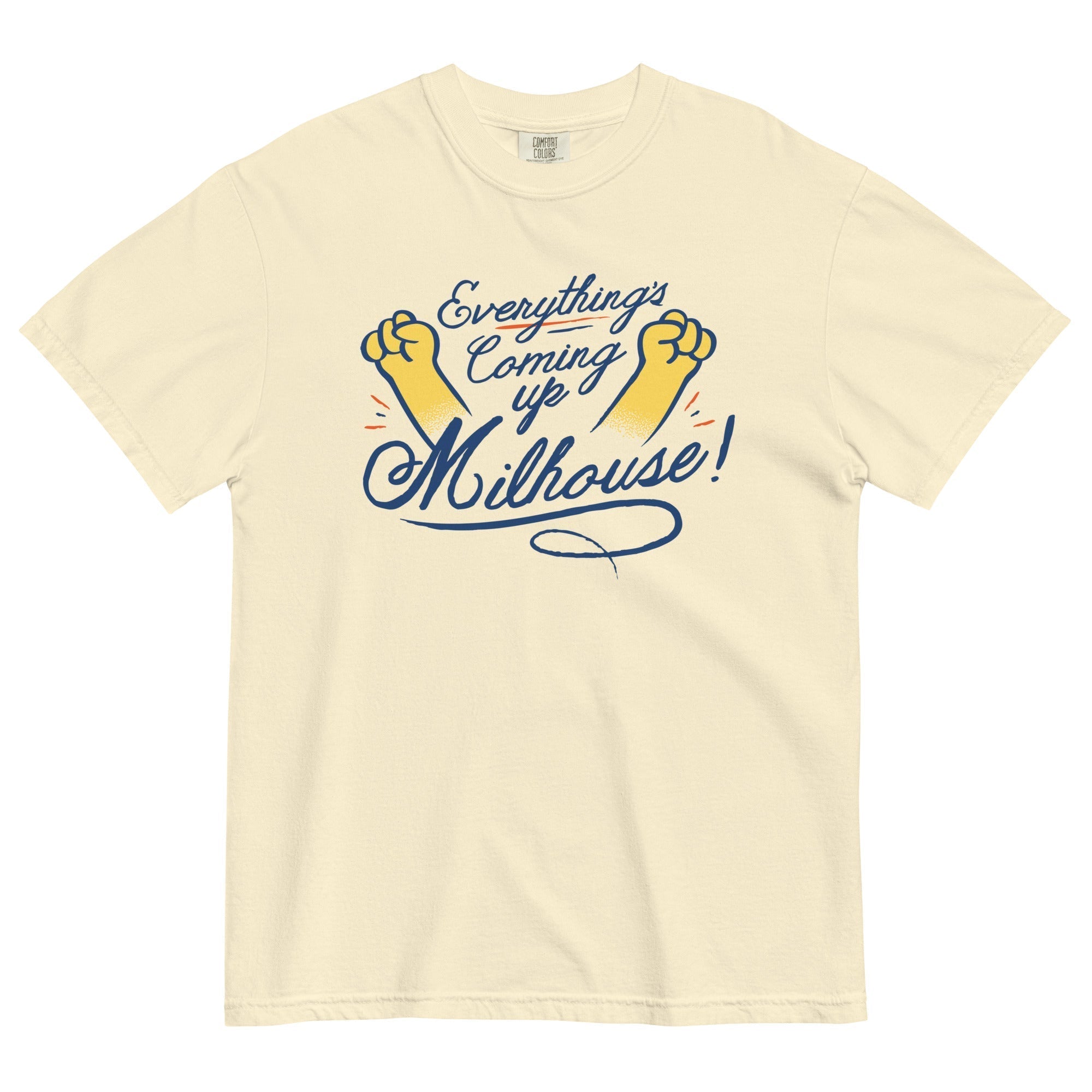 Everything's Coming Up Milhouse! Men's Relaxed Fit Tee Hoodie, Sweatshirt | CoreVibeTees.com (Image 5)