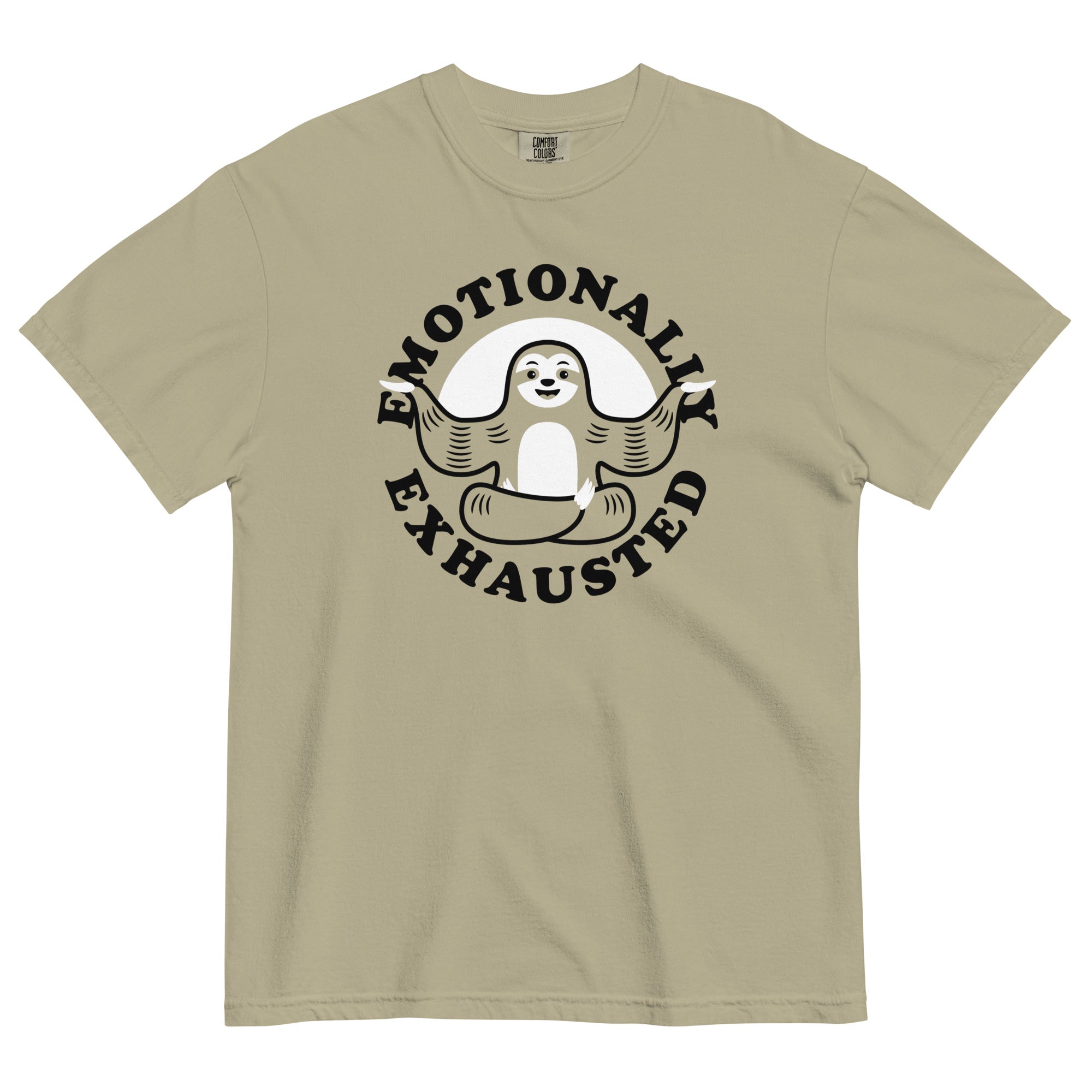 Emotionally Exhausted Men's Relaxed Fit Tee Hoodie, Sweatshirt | CoreVibeTees.com (Image 5)