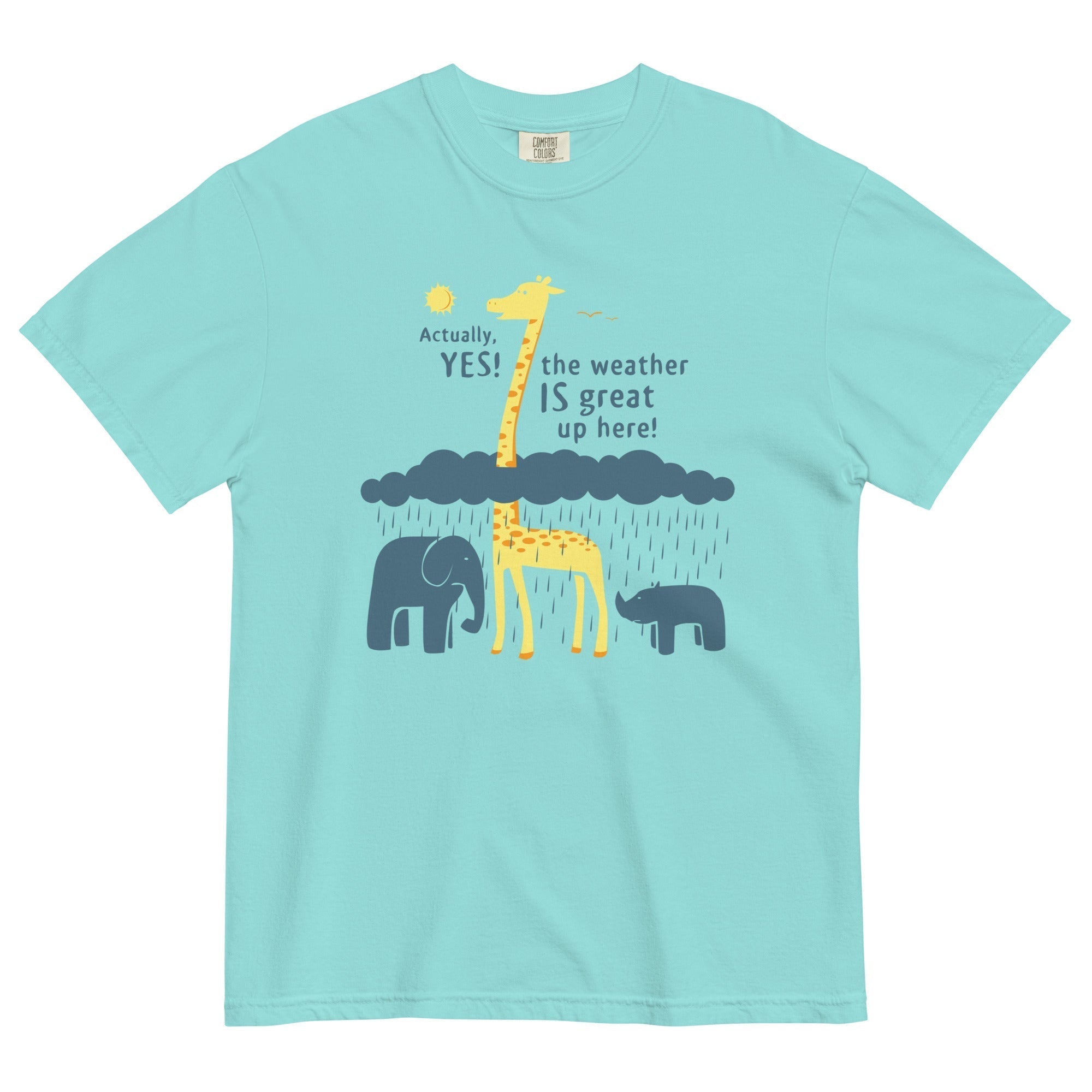 The Weather Is Great Up Here! Men's Relaxed Fit Tee Hoodie, Sweatshirt | CoreVibeTees.com (Image 1)