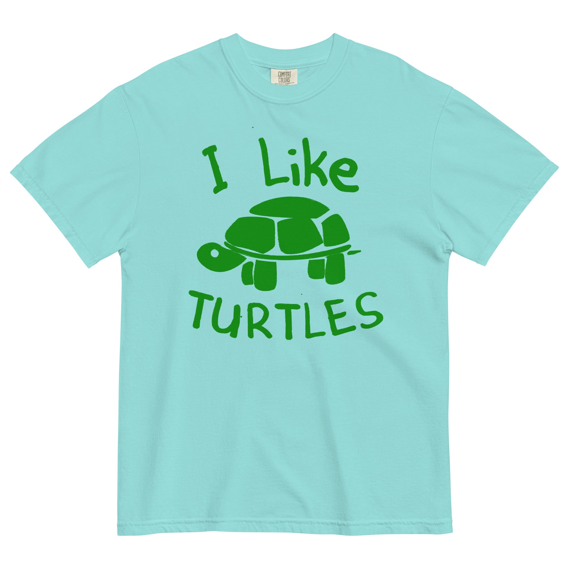 I Like Turtles Men's Relaxed Fit Tee Hoodie, Sweatshirt | CoreVibeTees.com (Image 1)