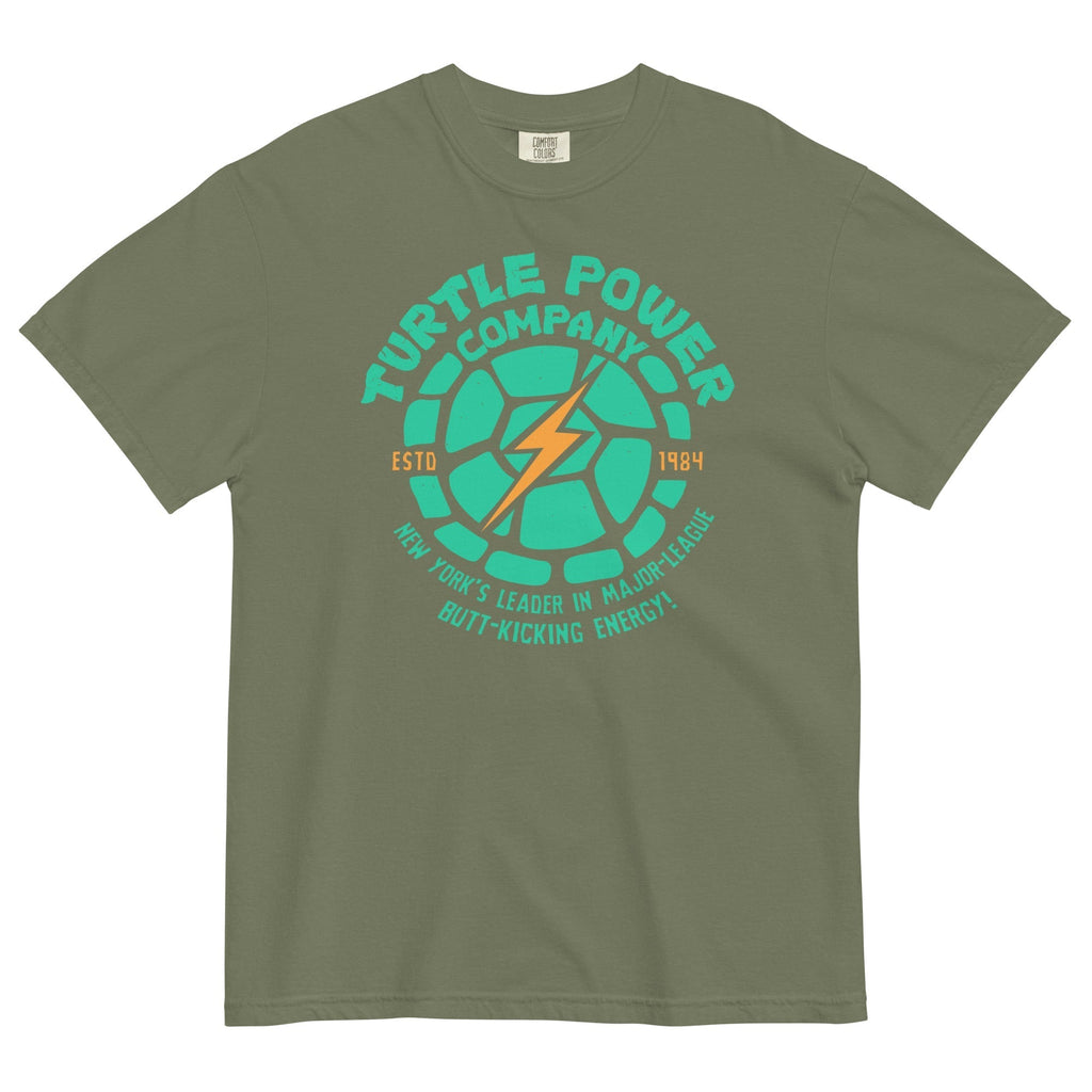 Turtle Power Company Men's Relaxed Fit Tee Hoodie, Sweatshirt | CoreVibeTees.com (Image 1)