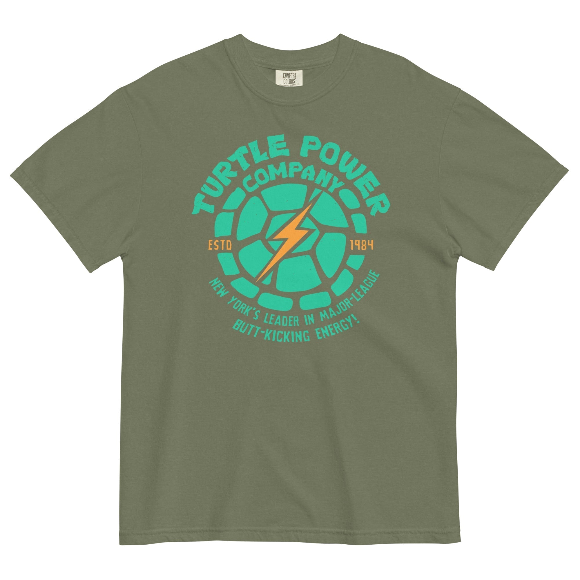 Turtle Power Company Men's Relaxed Fit Tee Hoodie, Sweatshirt | CoreVibeTees.com (Image 1)