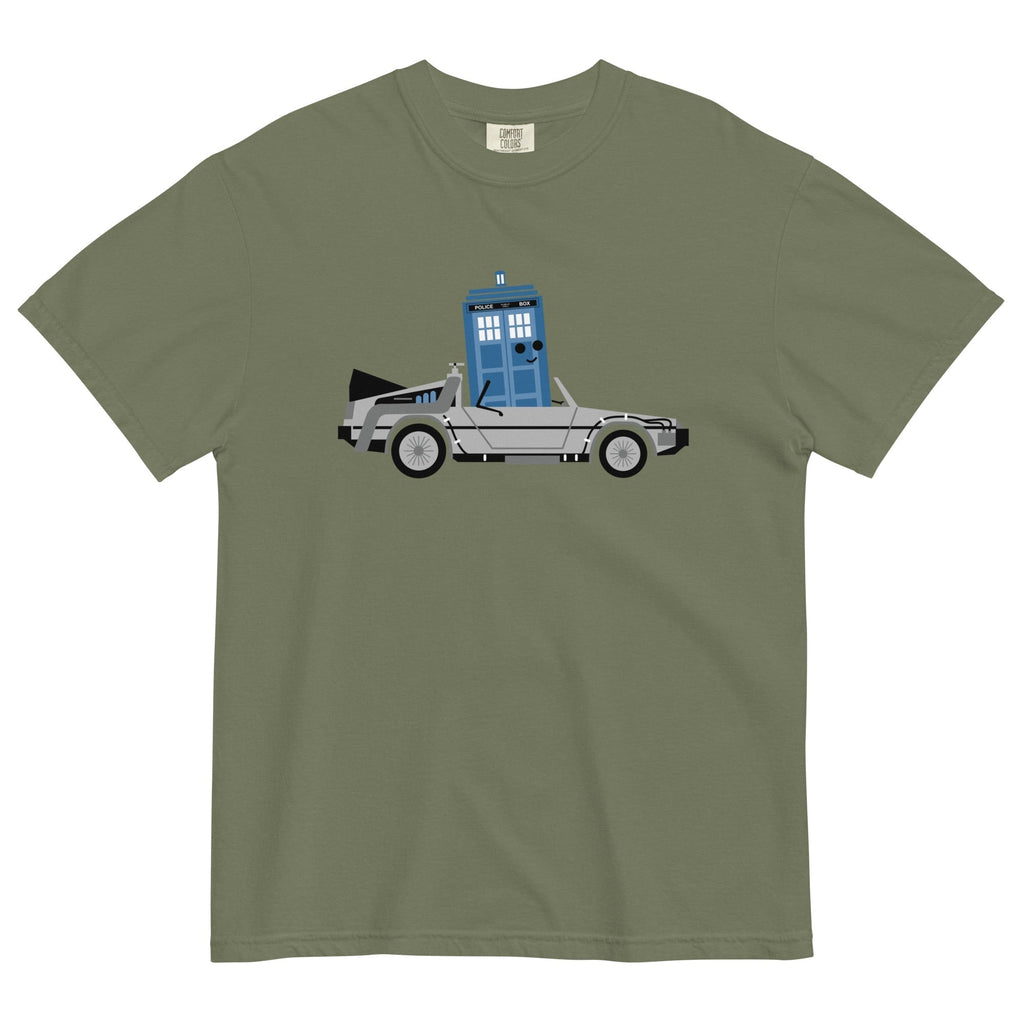 Time Machine x Two Men's Relaxed Fit Tee Hoodie, Sweatshirt | CoreVibeTees.com (Image 1)