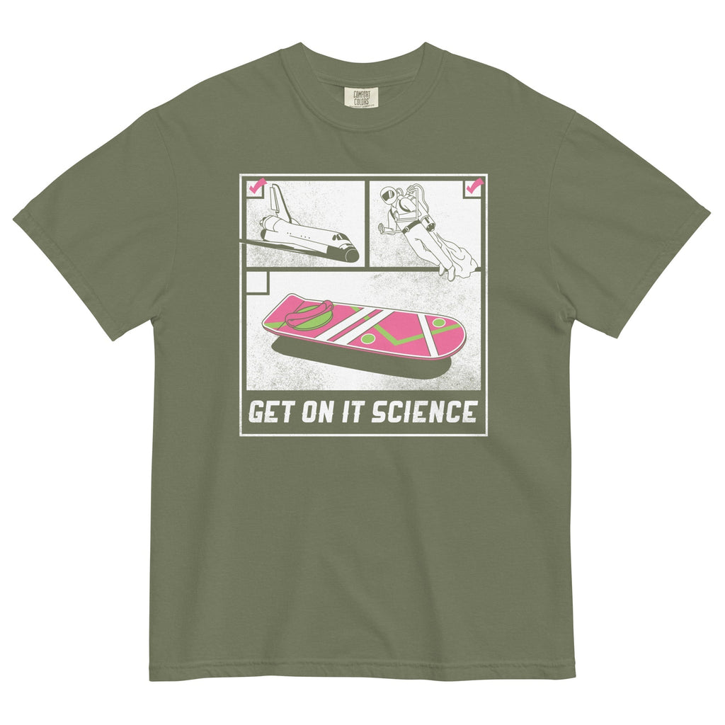 Get On It Science Men's Relaxed Fit Tee Hoodie, Sweatshirt | CoreVibeTees.com (Image 4)
