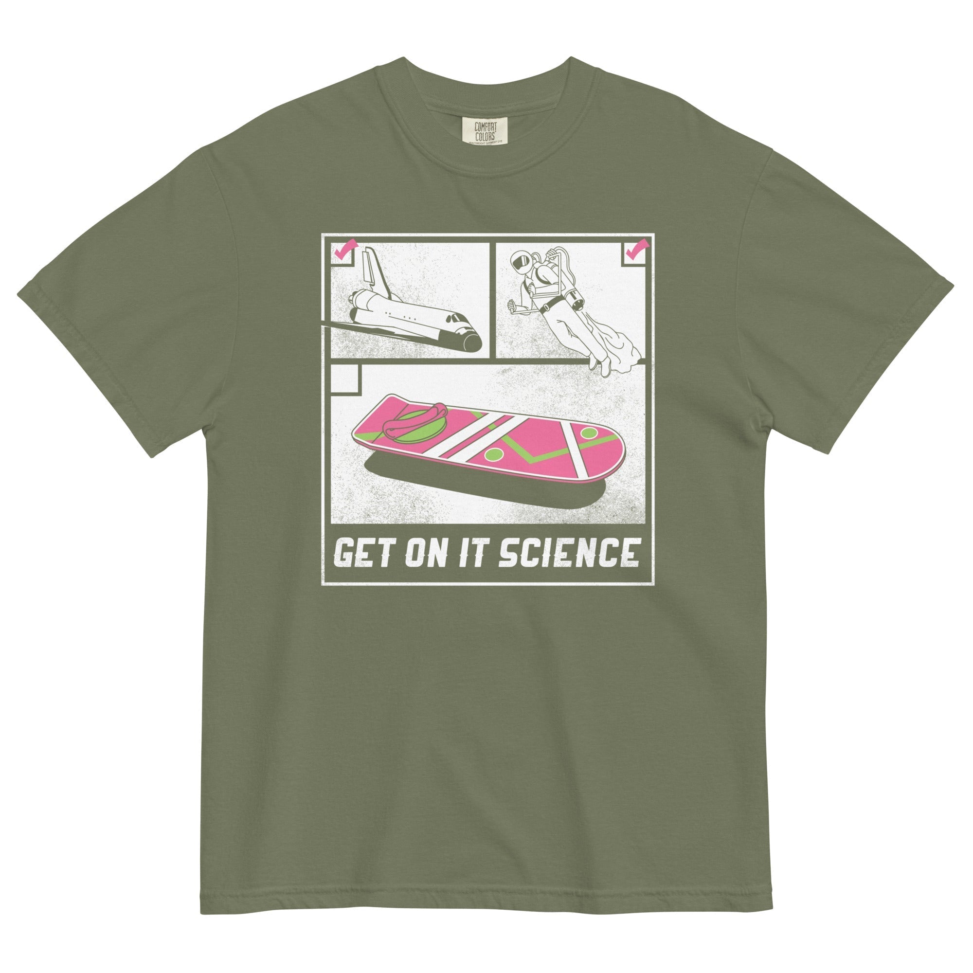 Get On It Science Men's Relaxed Fit Tee Hoodie, Sweatshirt | CoreVibeTees.com (Image 4)