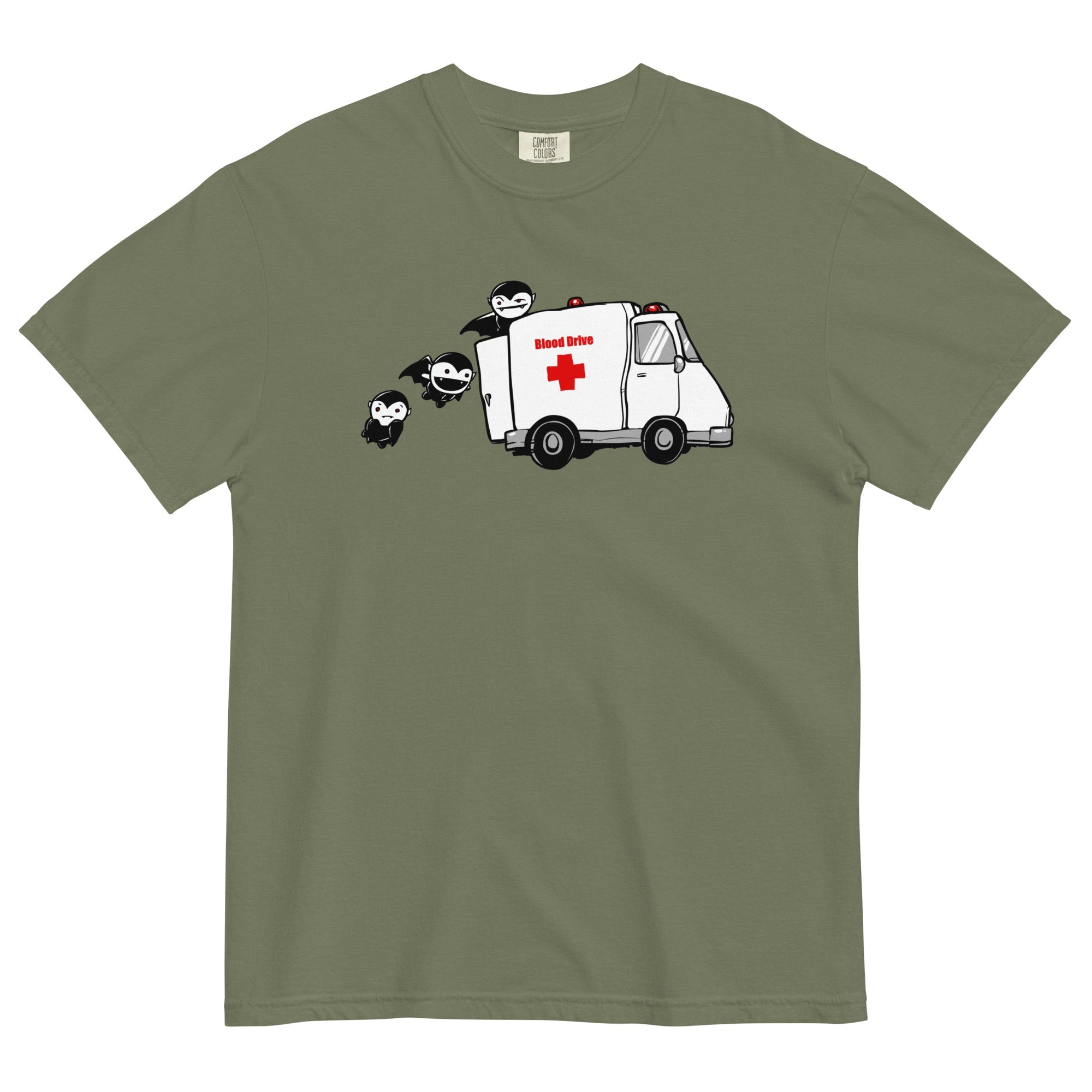Blood Drive Vampires Men's Relaxed Fit Tee Hoodie, Sweatshirt | CoreVibeTees.com (Image 3)