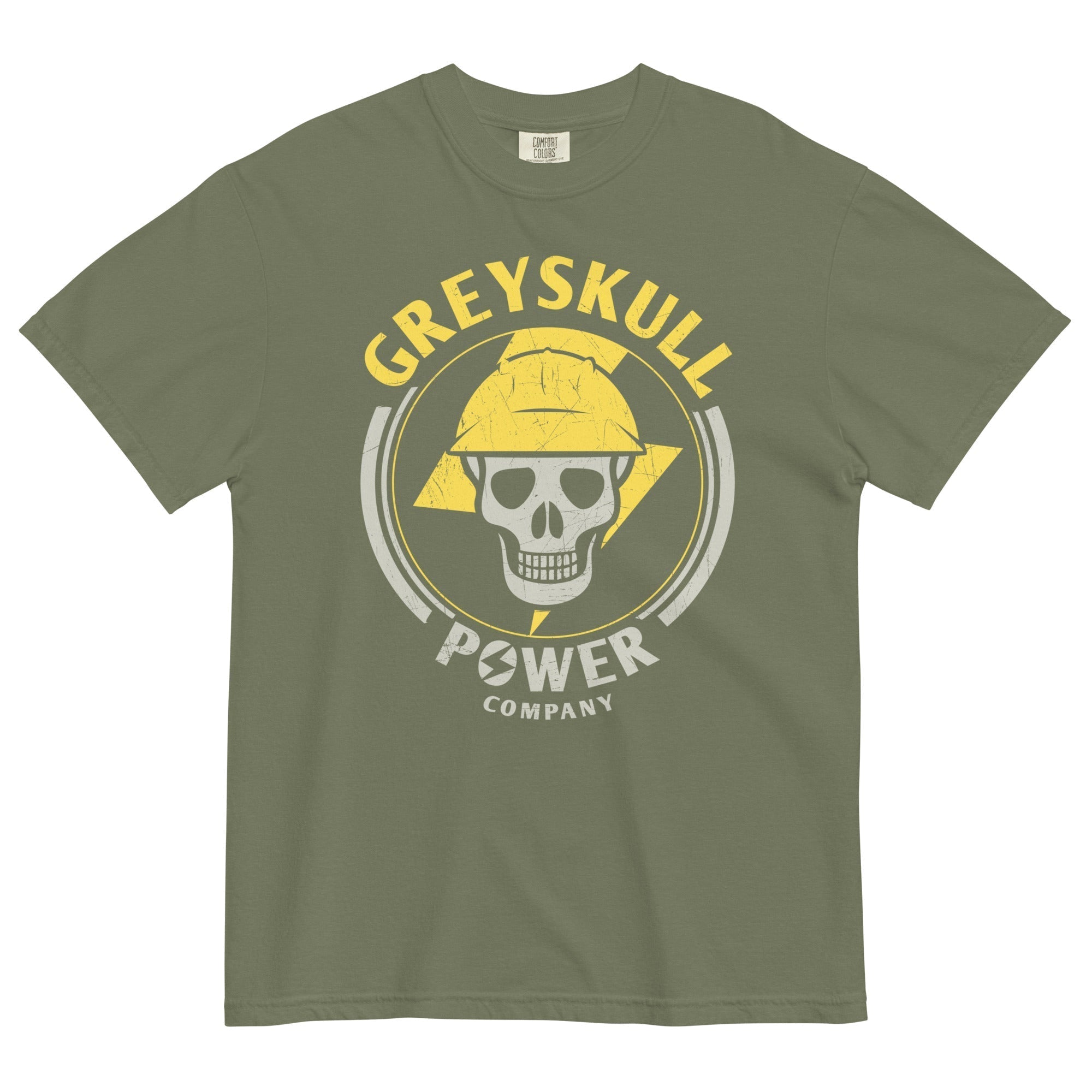 Greyskull Power Company Men's Relaxed Fit Tee Hoodie, Sweatshirt | CoreVibeTees.com (Image 3)