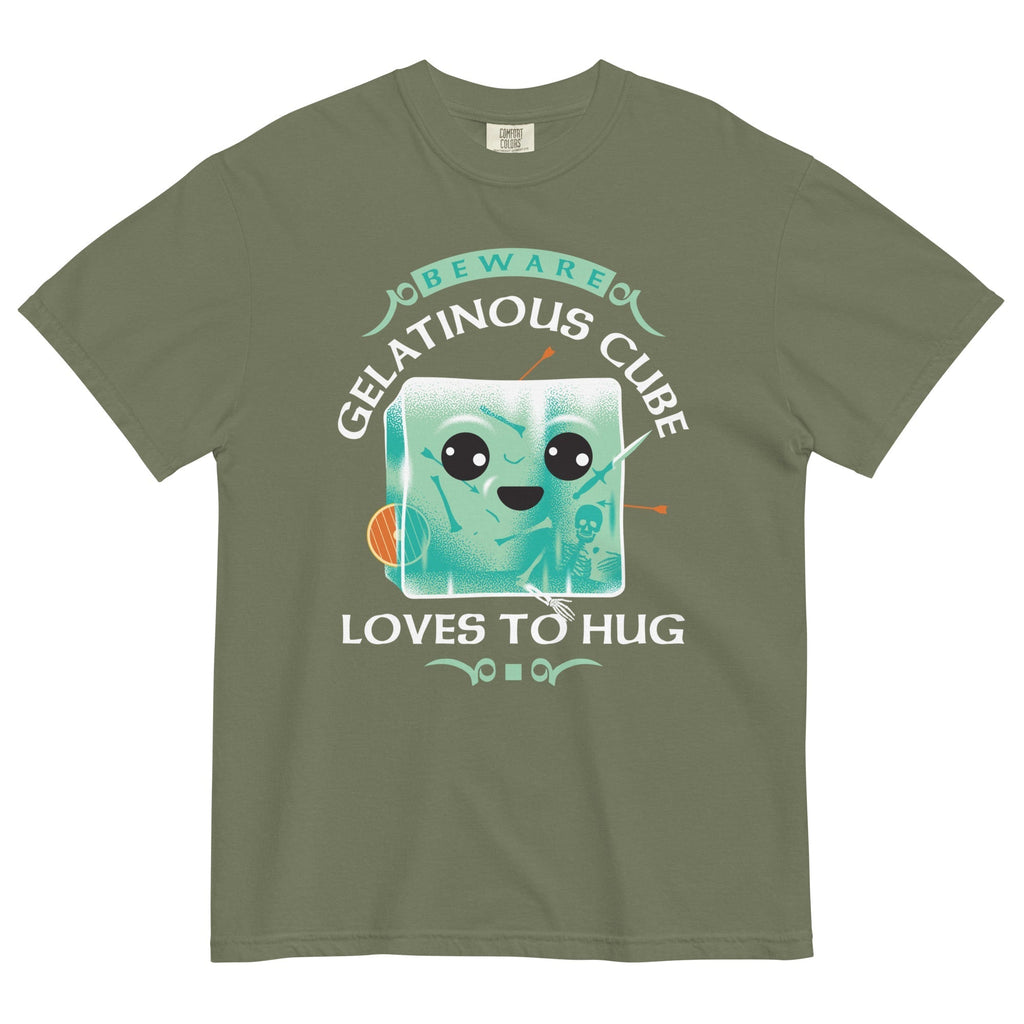 Gelatinous Cube Loves To Hug Men's Relaxed Fit Tee Hoodie, Sweatshirt | CoreVibeTees.com (Image 5)