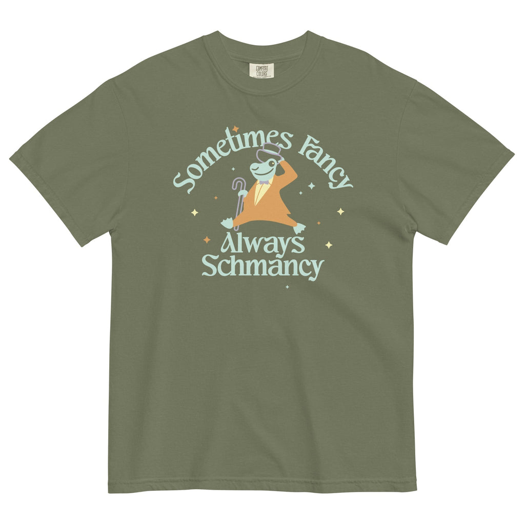 Sometimes Fancy Always Schmancy Men's Relaxed Fit Tee Hoodie, Sweatshirt | CoreVibeTees.com (Image 1)
