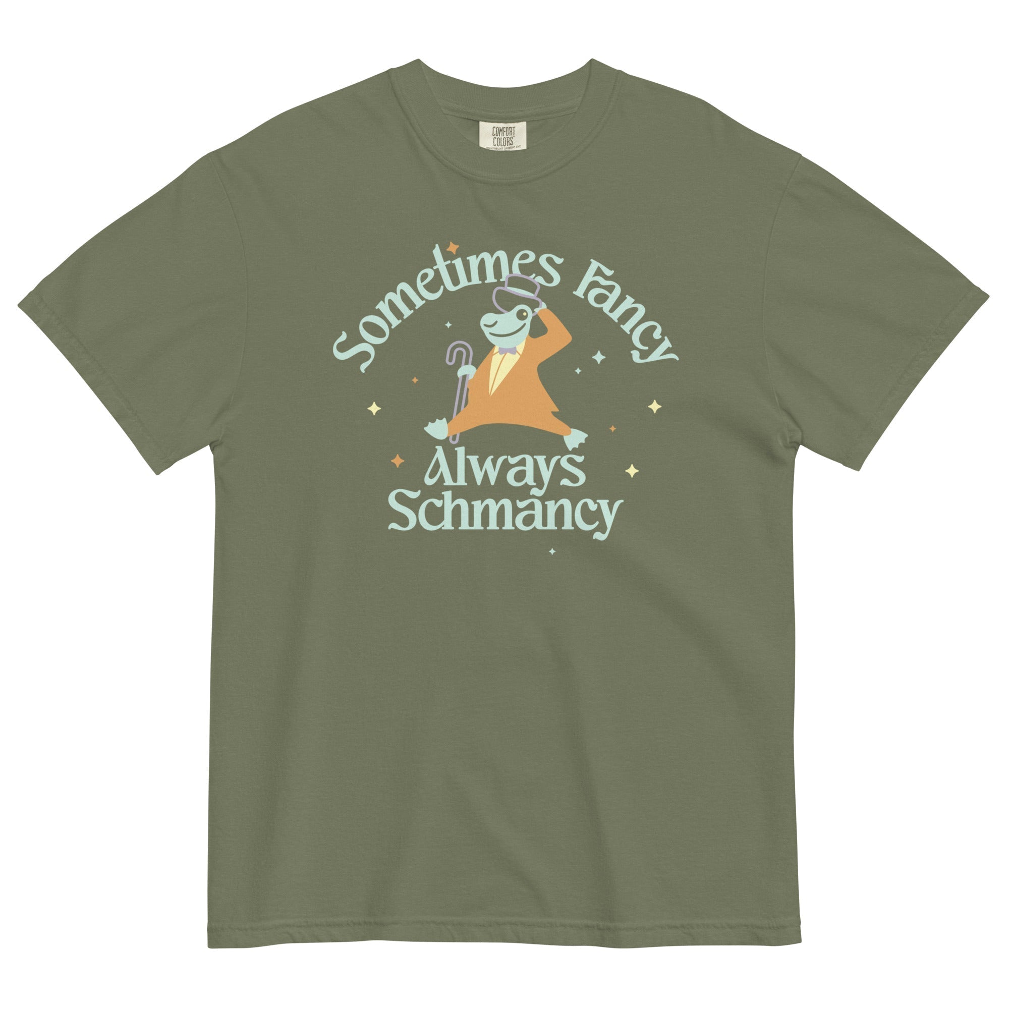 Sometimes Fancy Always Schmancy Men's Relaxed Fit Tee Hoodie, Sweatshirt | CoreVibeTees.com (Image 1)