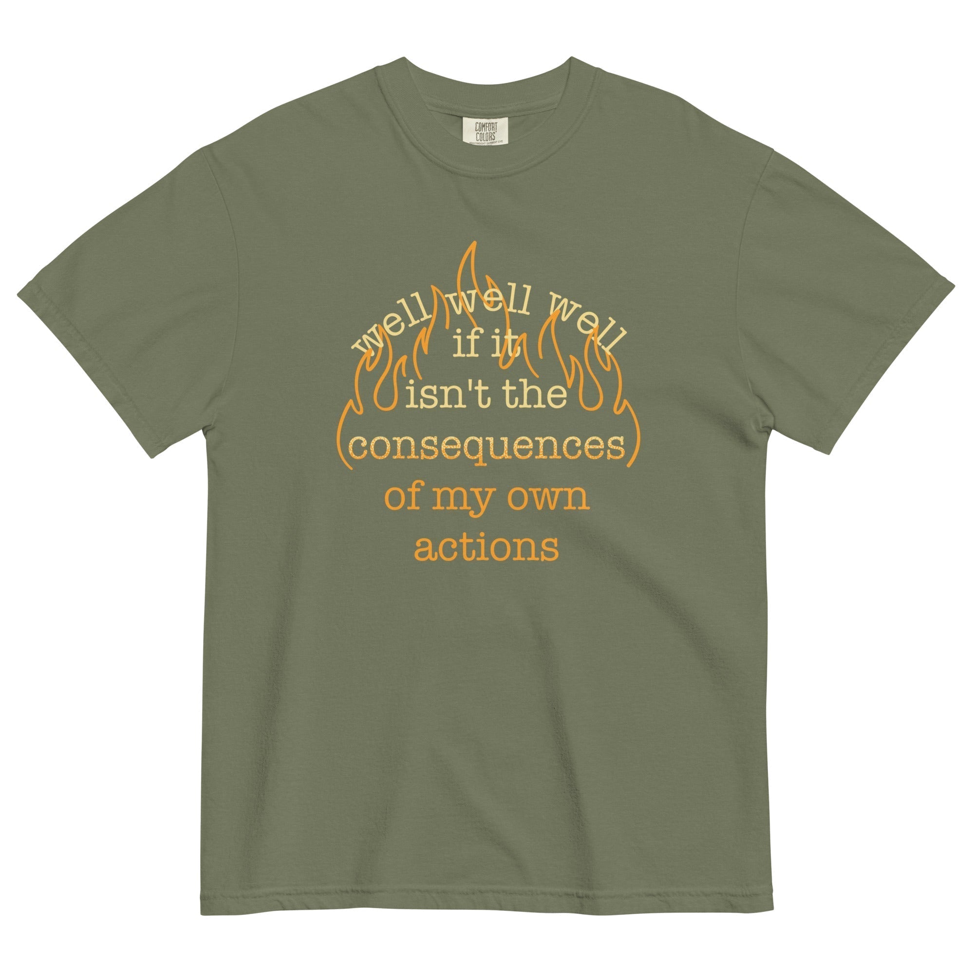 The Consequences Of My Own Actions Men's Relaxed Fit Tee Hoodie, Sweatshirt | CoreVibeTees.com (Image 5)