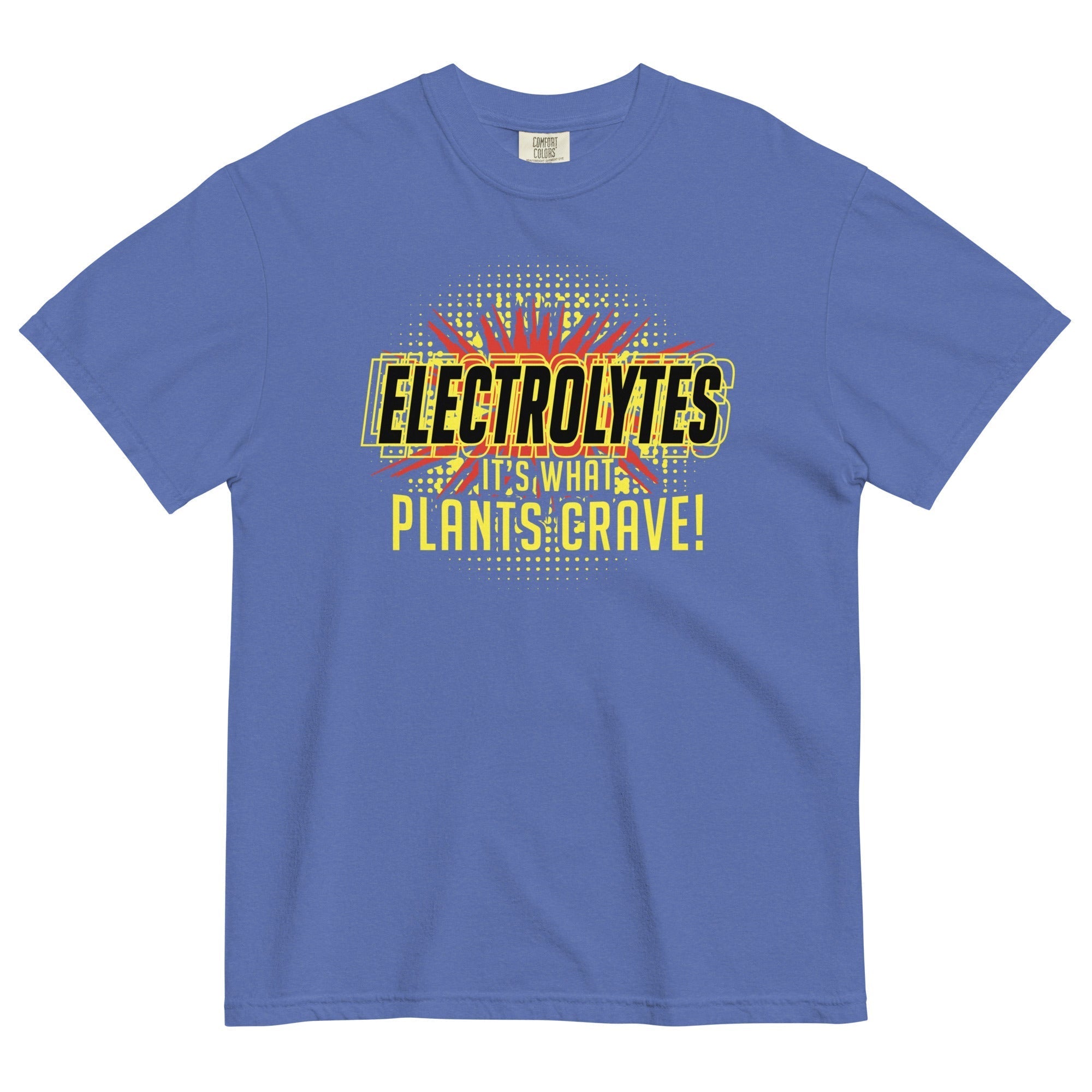 Electrolytes, It's What Plants Crave! Men's Relaxed Fit Tee Hoodie, Sweatshirt | CoreVibeTees.com (Image 4)