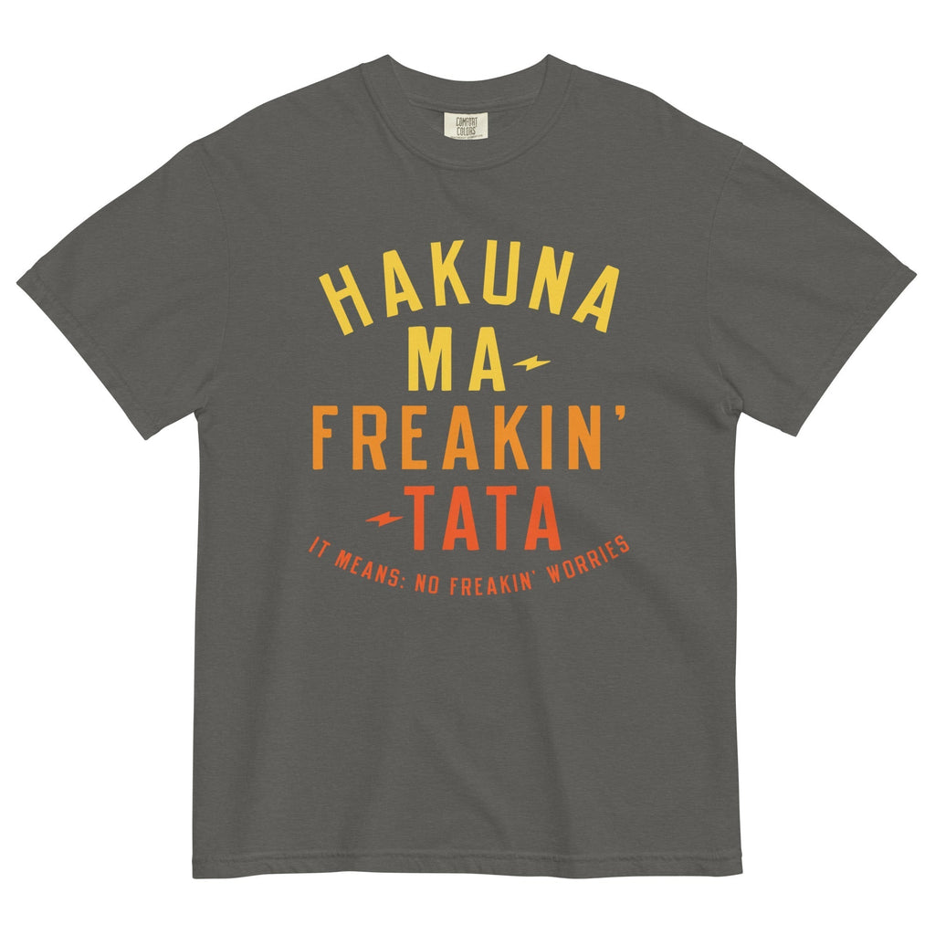 Hakuna Ma-Freakin-Tata Men's Relaxed Fit Tee Hoodie, Sweatshirt | CoreVibeTees.com (Image 3)