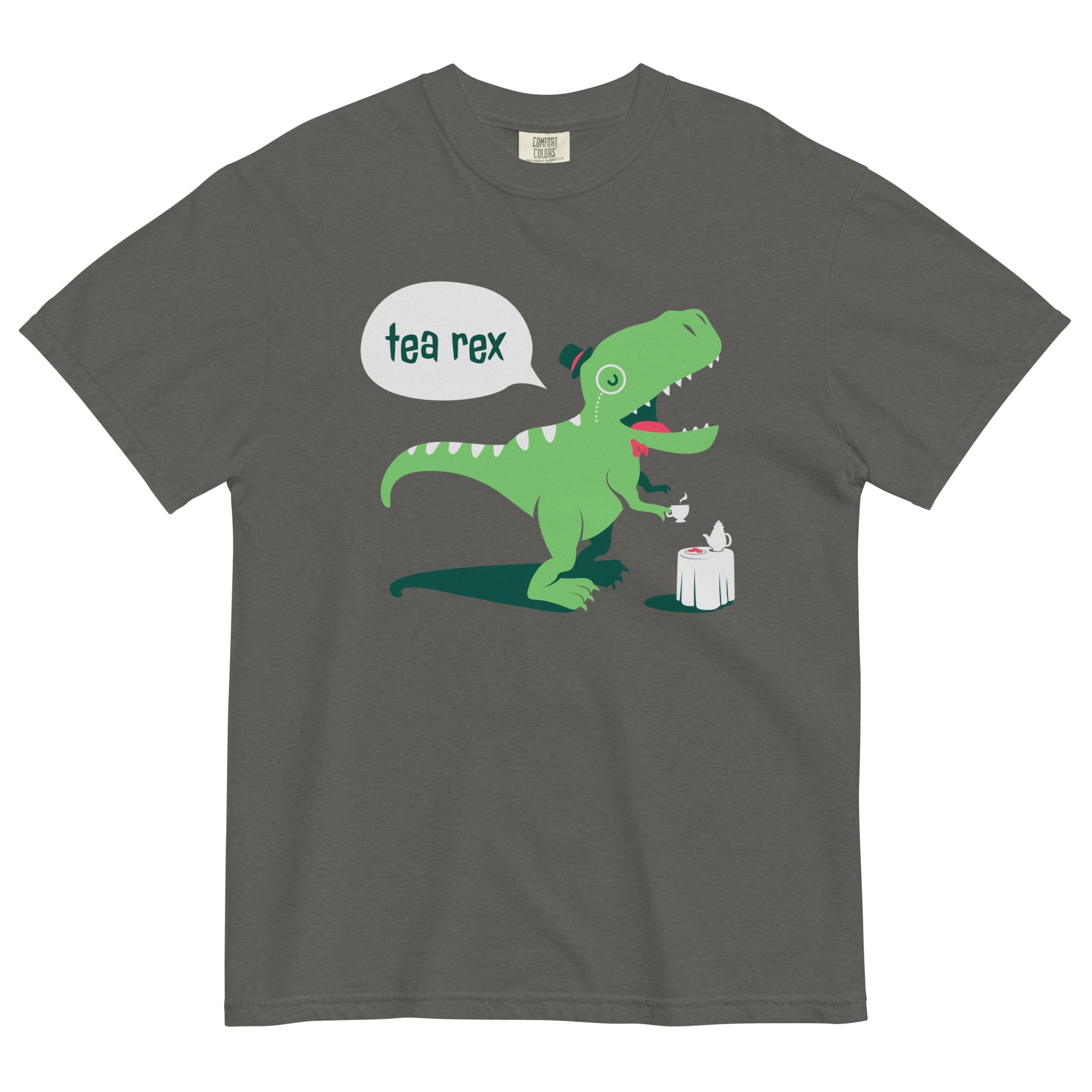 Tea Rex Men's Relaxed Fit Tee Hoodie, Sweatshirt | CoreVibeTees.com (Image 3)