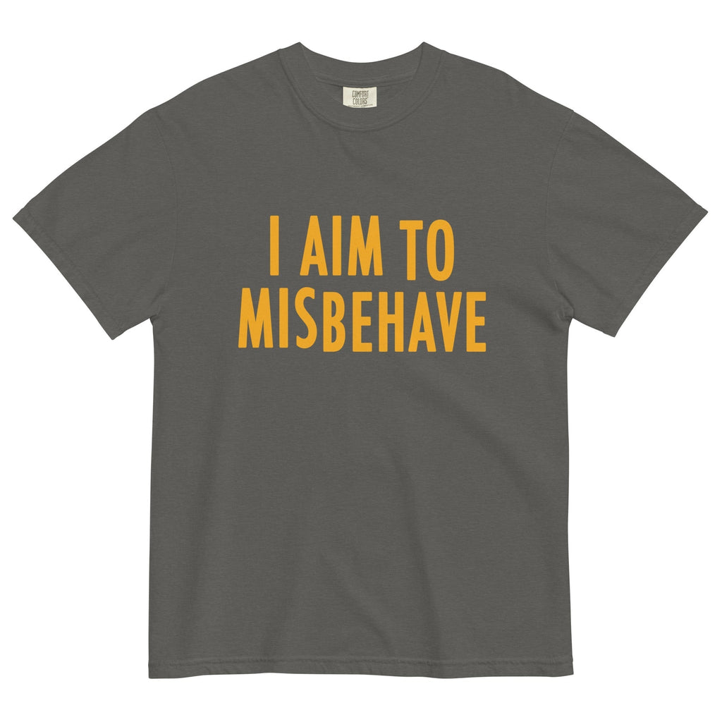 I Aim To Misbehave Men's Relaxed Fit Tee Hoodie, Sweatshirt | CoreVibeTees.com (Image 4)