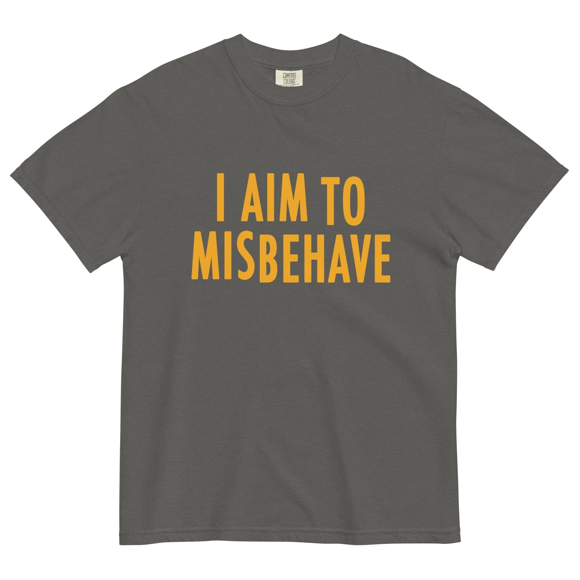 I Aim To Misbehave Men's Relaxed Fit Tee Hoodie, Sweatshirt | CoreVibeTees.com (Image 4)