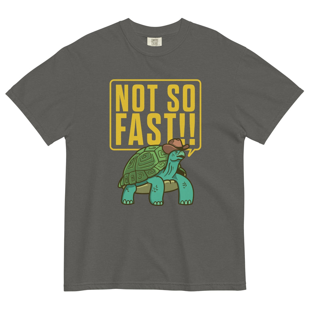 Not So Fast!! Men's Relaxed Fit Tee Hoodie, Sweatshirt | CoreVibeTees.com (Image 1)