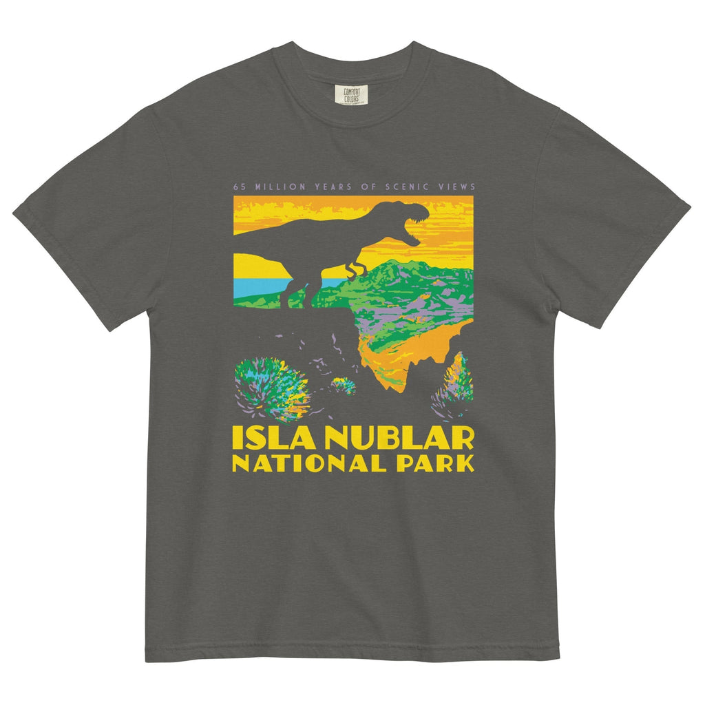 Isla Nublar National Park Men's Relaxed Fit Tee Hoodie, Sweatshirt | CoreVibeTees.com (Image 3)