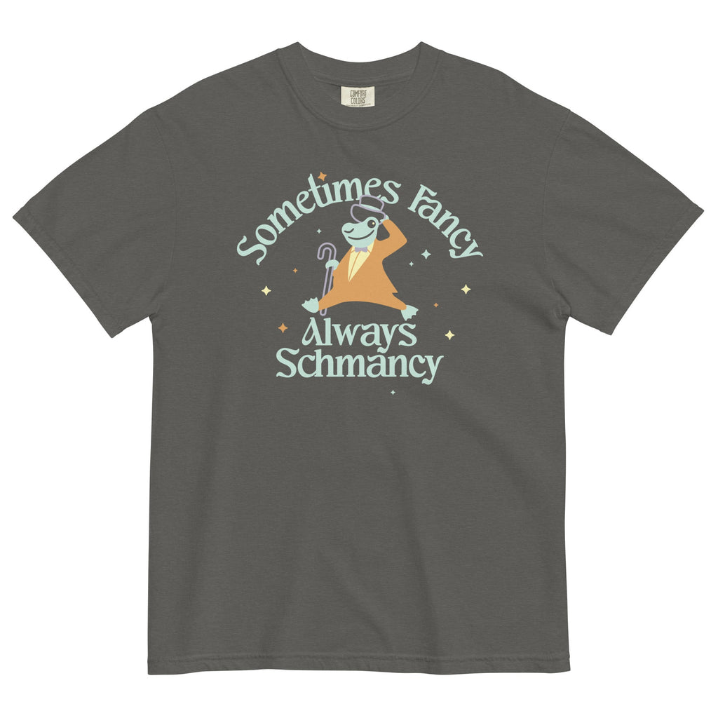 Sometimes Fancy Always Schmancy Men's Relaxed Fit Tee Hoodie, Sweatshirt | CoreVibeTees.com (Image 2)