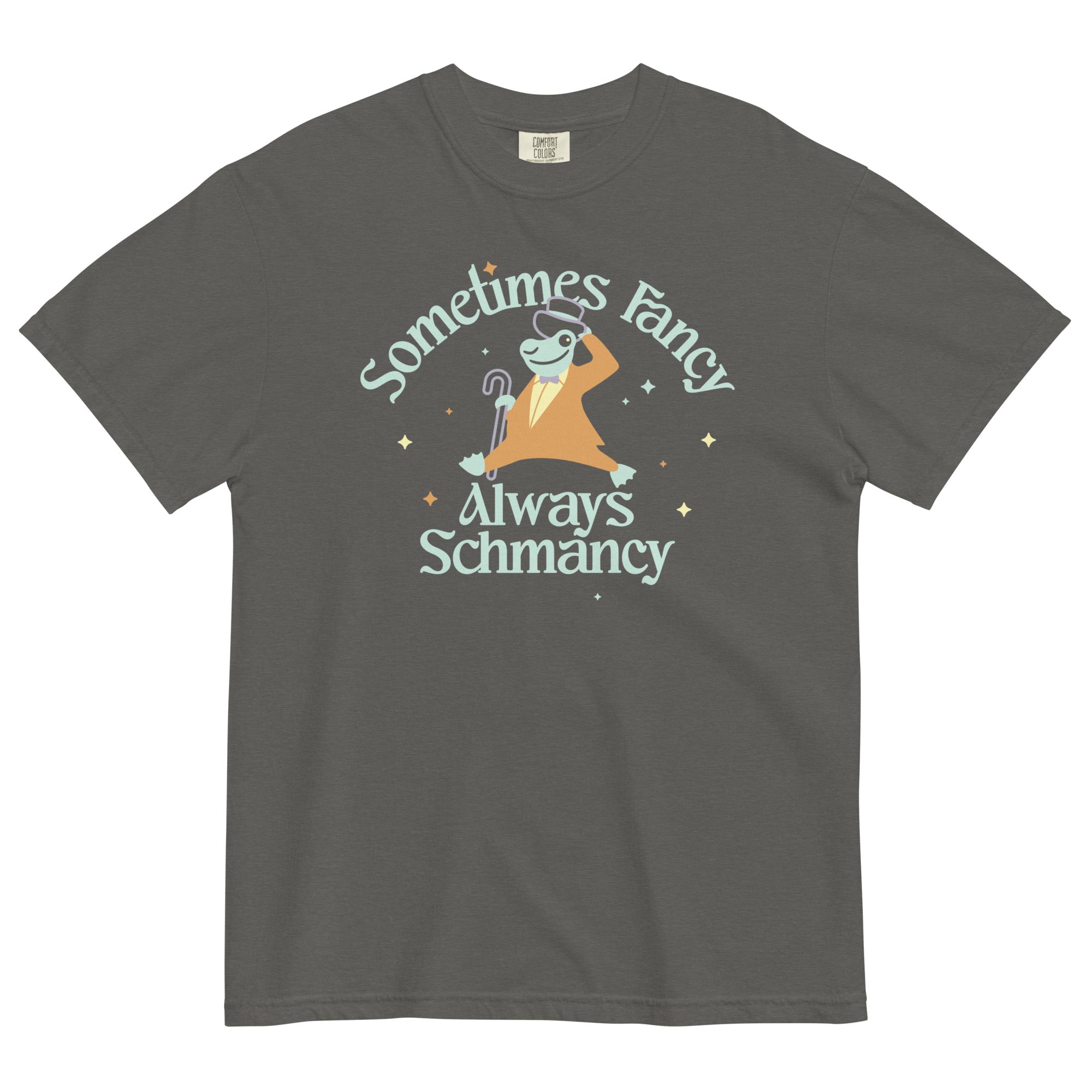 Sometimes Fancy Always Schmancy Men's Relaxed Fit Tee Hoodie, Sweatshirt | CoreVibeTees.com (Image 2)