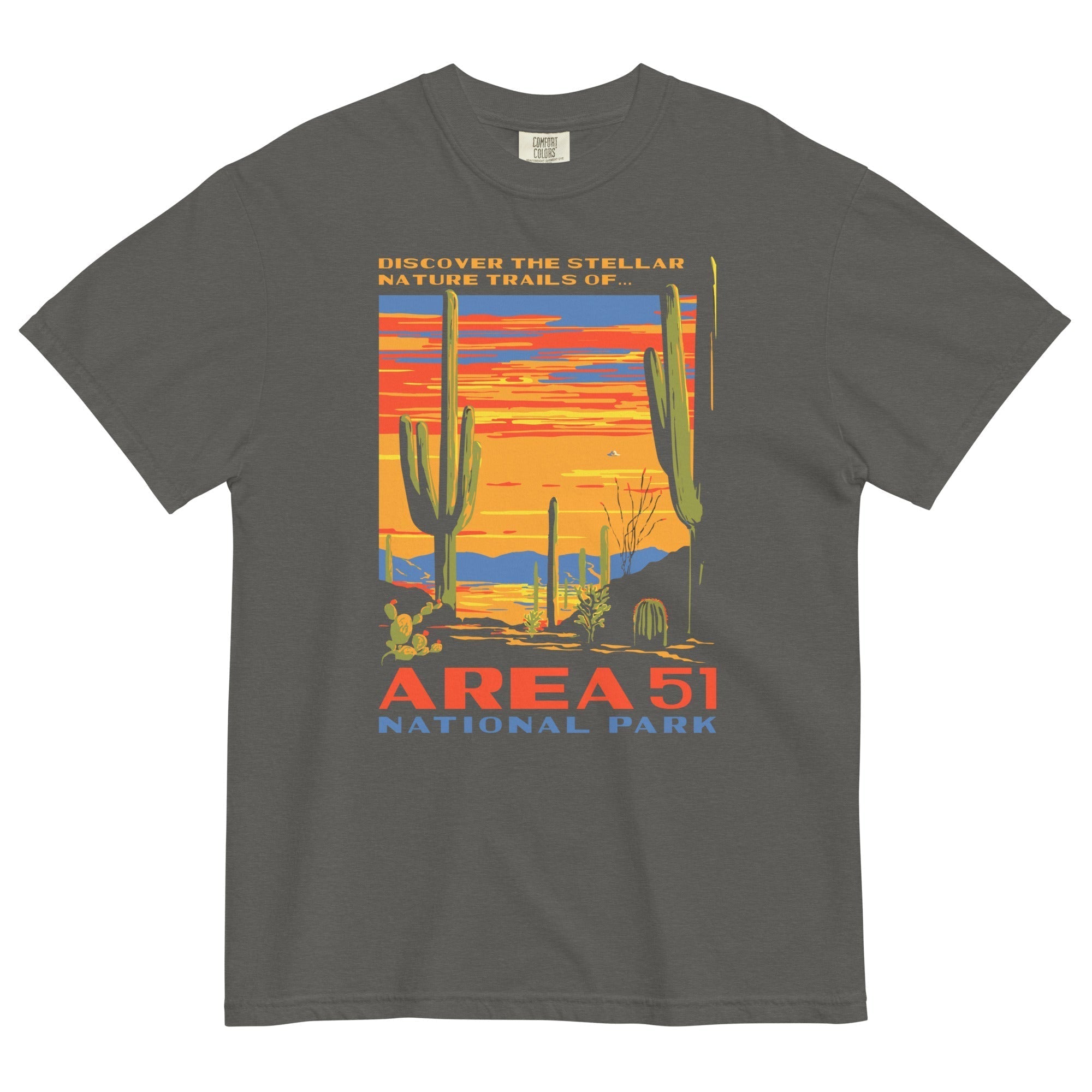 Area 51 National Park Men's Relaxed Fit Tee Hoodie, Sweatshirt | CoreVibeTees.com (Image 3)