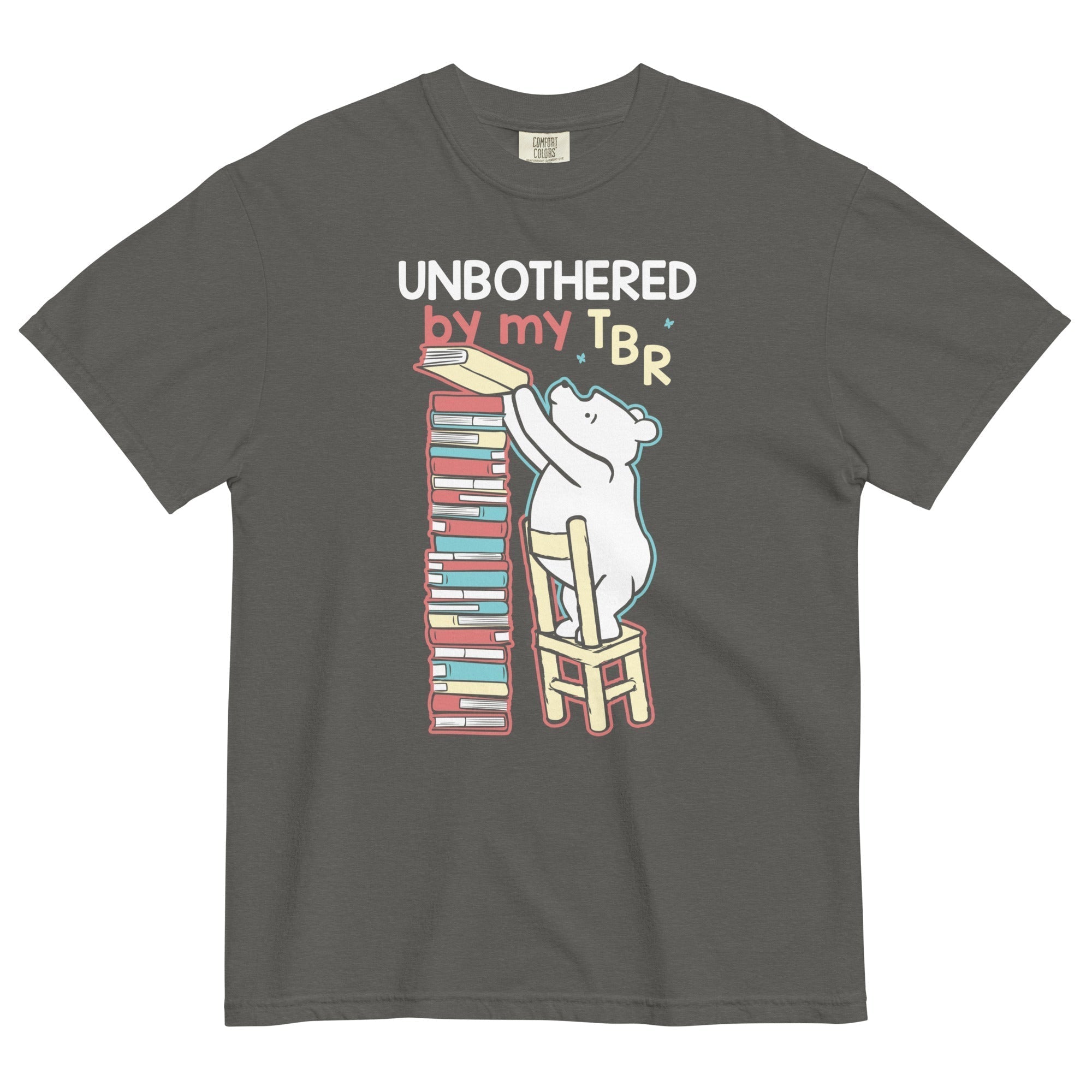 Unbothered By My TBR Men's Relaxed Fit Tee Hoodie, Sweatshirt | CoreVibeTees.com (Image 1)