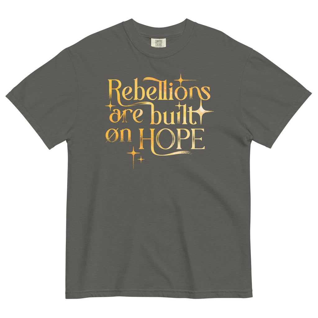 Rebellions Are Built On Hope Men's Relaxed Fit Tee Hoodie, Sweatshirt | CoreVibeTees.com (Image 2)