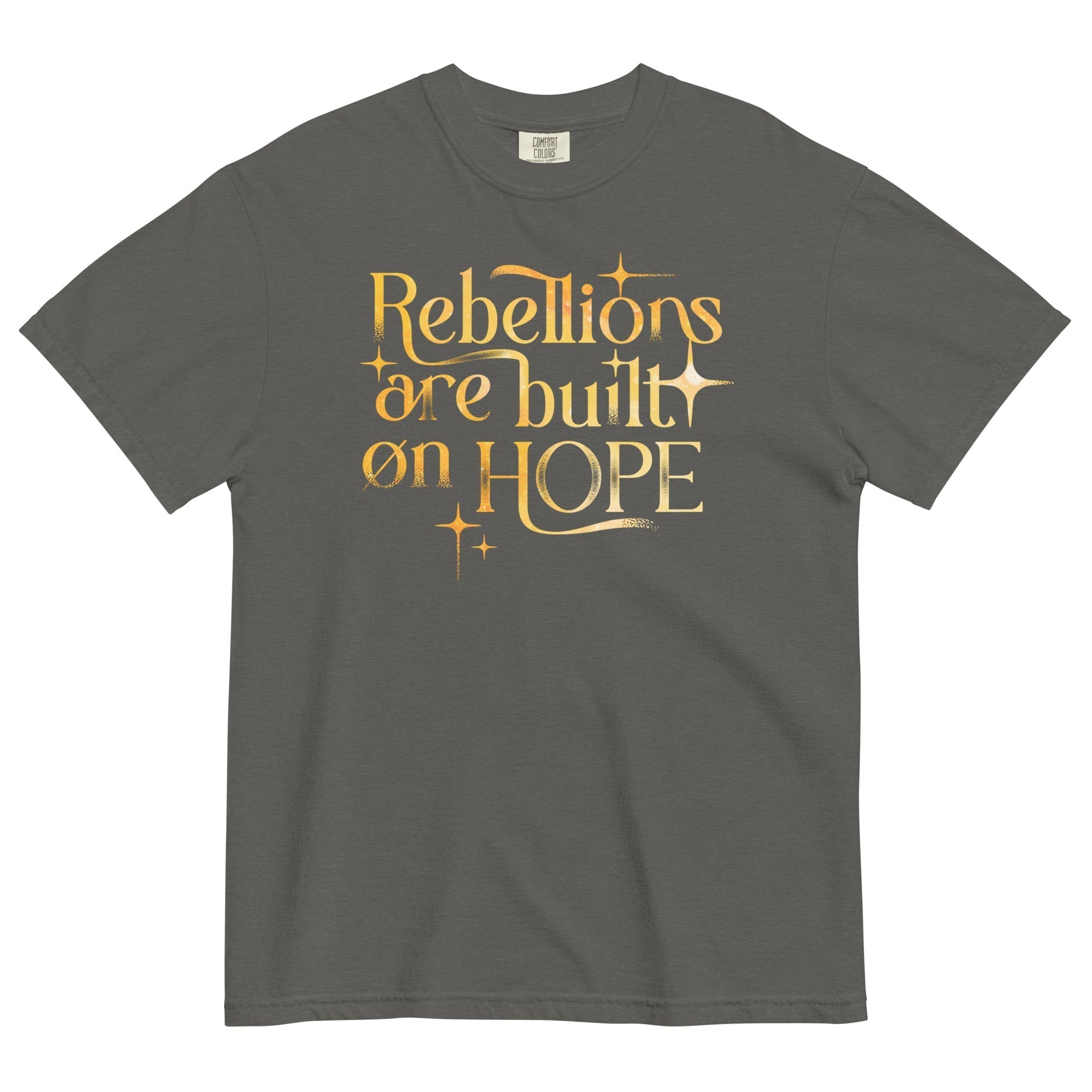 Rebellions Are Built On Hope Men's Relaxed Fit Tee Hoodie, Sweatshirt | CoreVibeTees.com (Image 2)