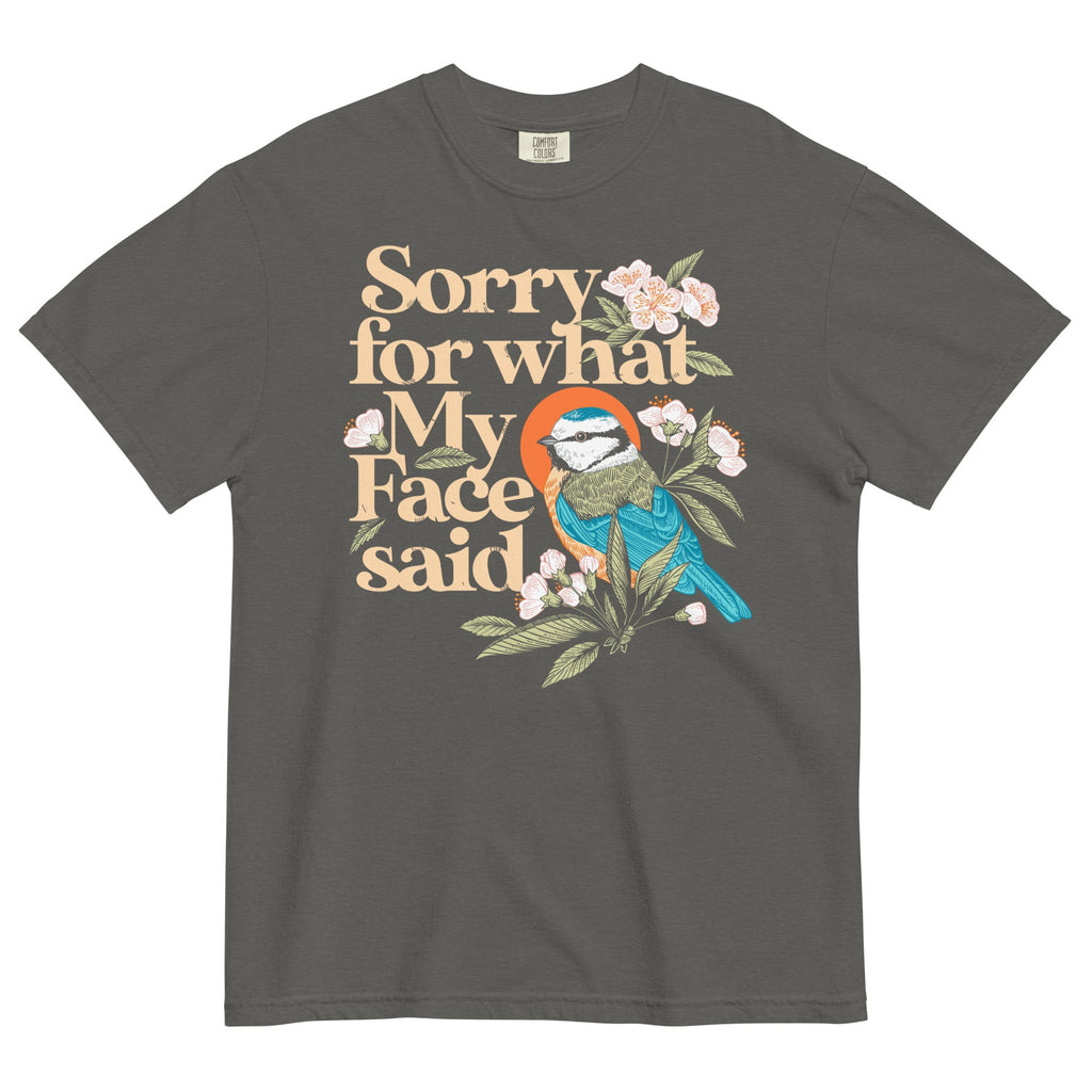 Sorry For What My Face Said Men's Relaxed Fit Tee