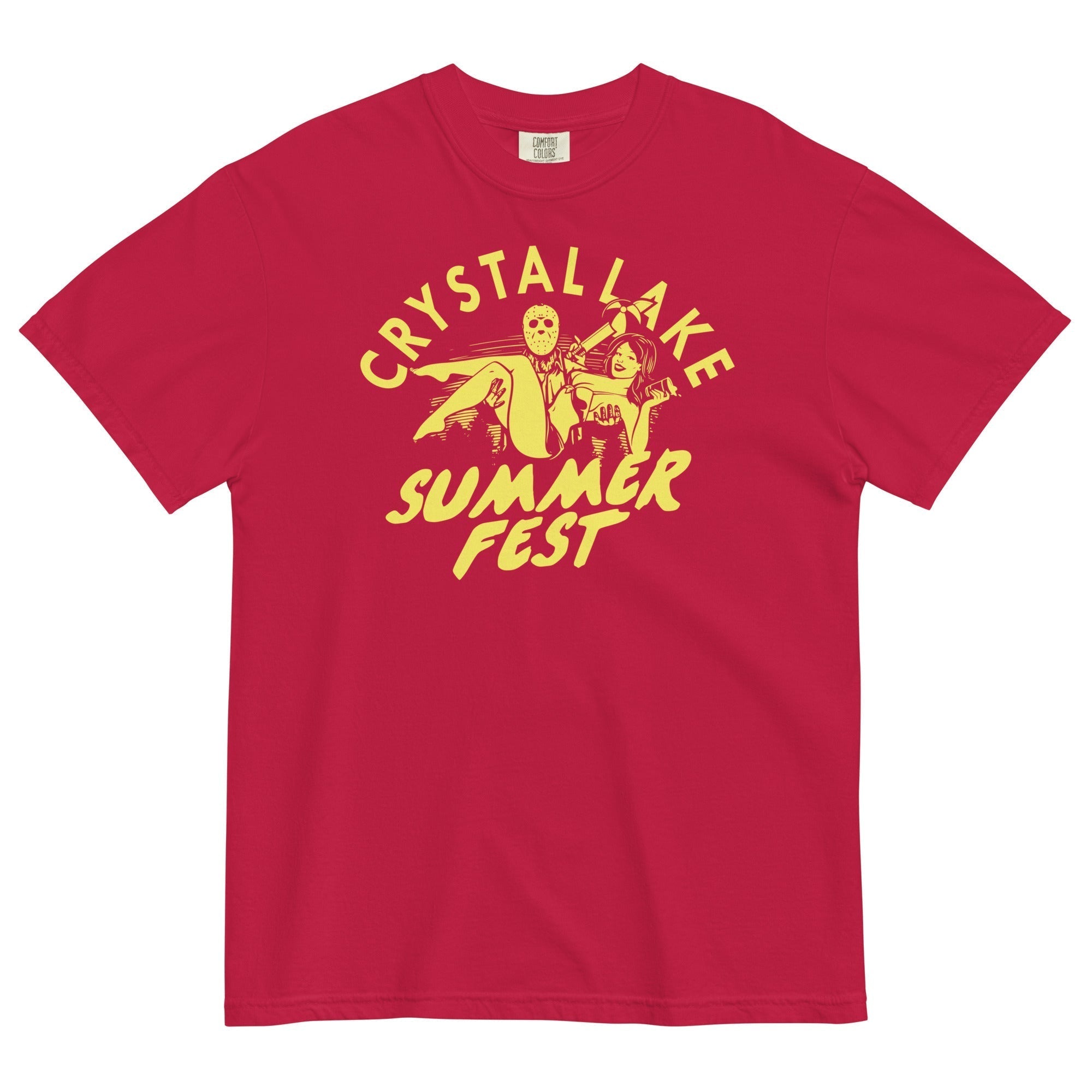 Crystal Lake Summer Fest Men's Relaxed Fit Tee Hoodie, Sweatshirt | CoreVibeTees.com (Image 1)
