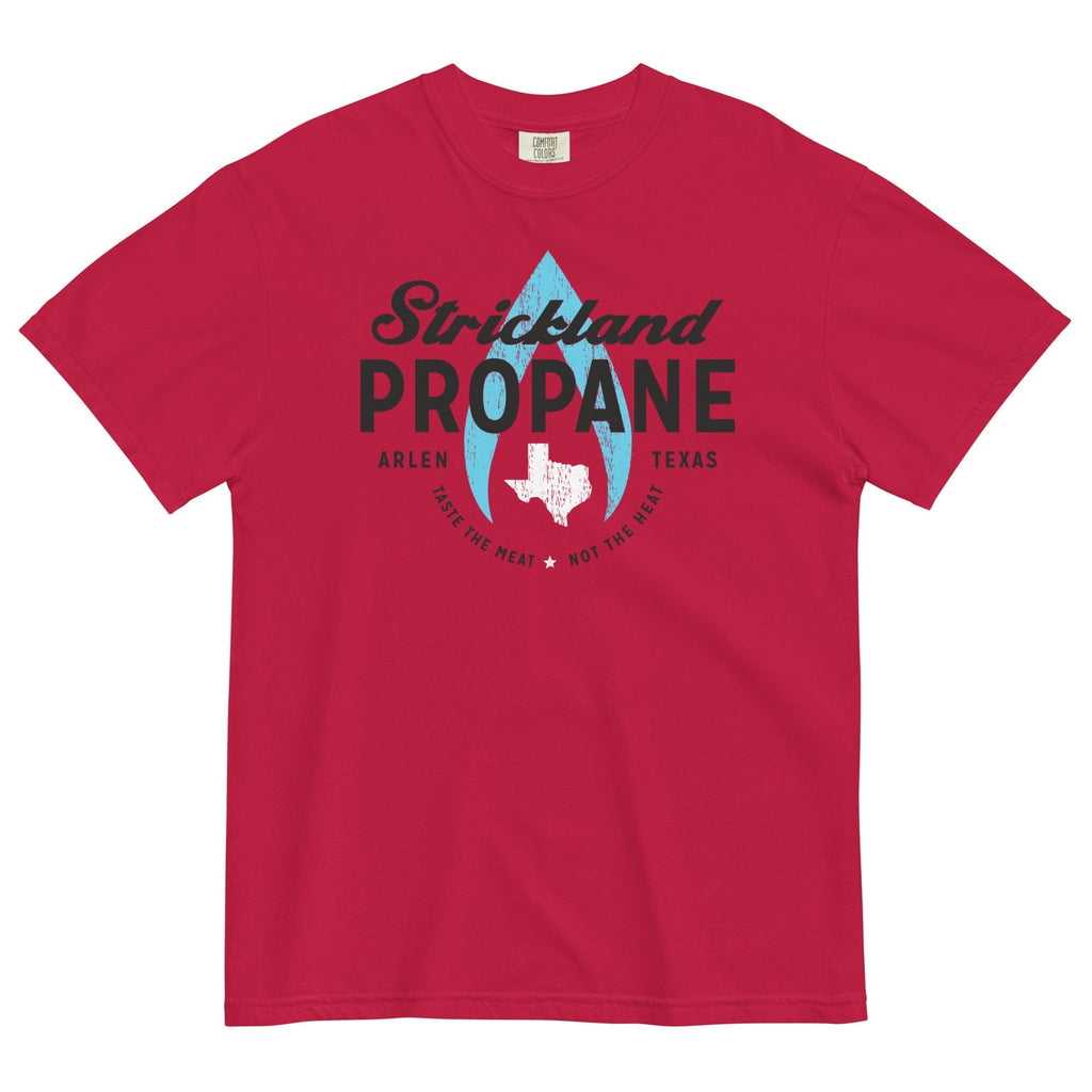 Strickland Propane Men's Relaxed Fit Tee Hoodie, Sweatshirt | CoreVibeTees.com (Image 4)