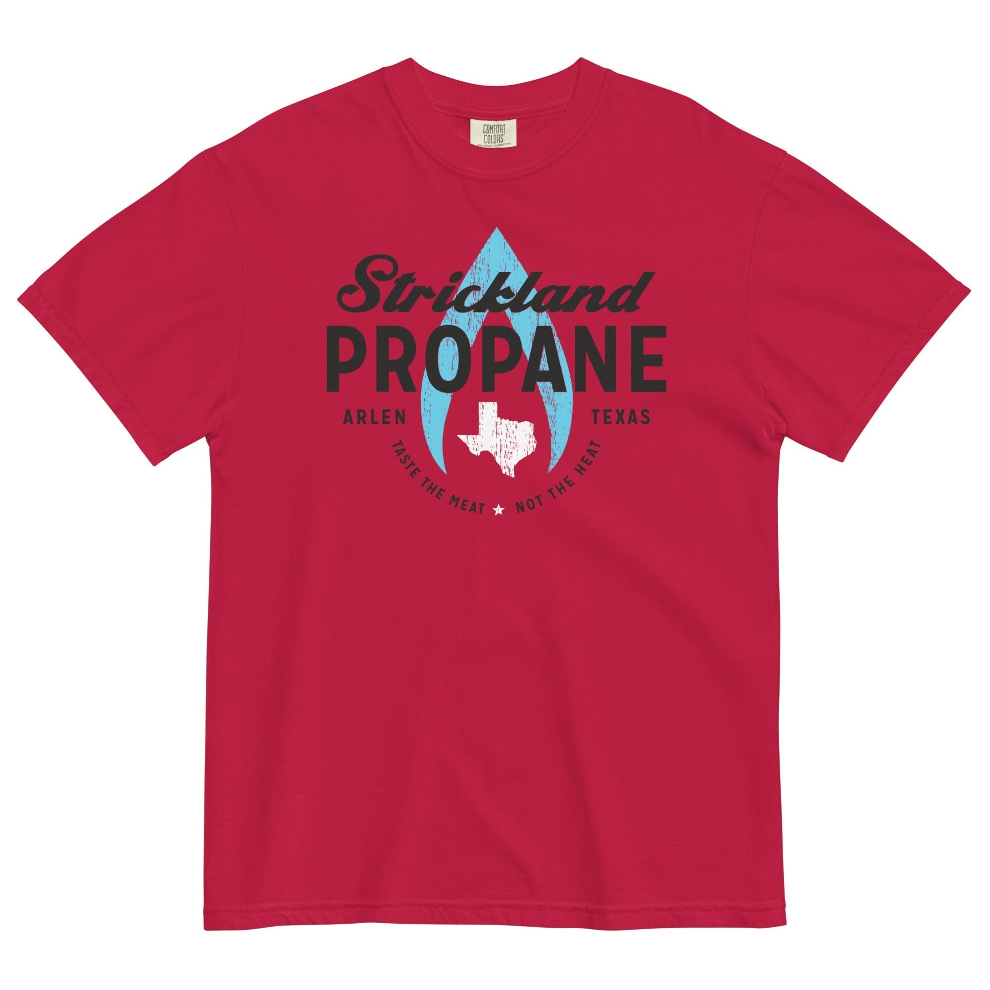 Strickland Propane Men's Relaxed Fit Tee Hoodie, Sweatshirt | CoreVibeTees.com (Image 4)