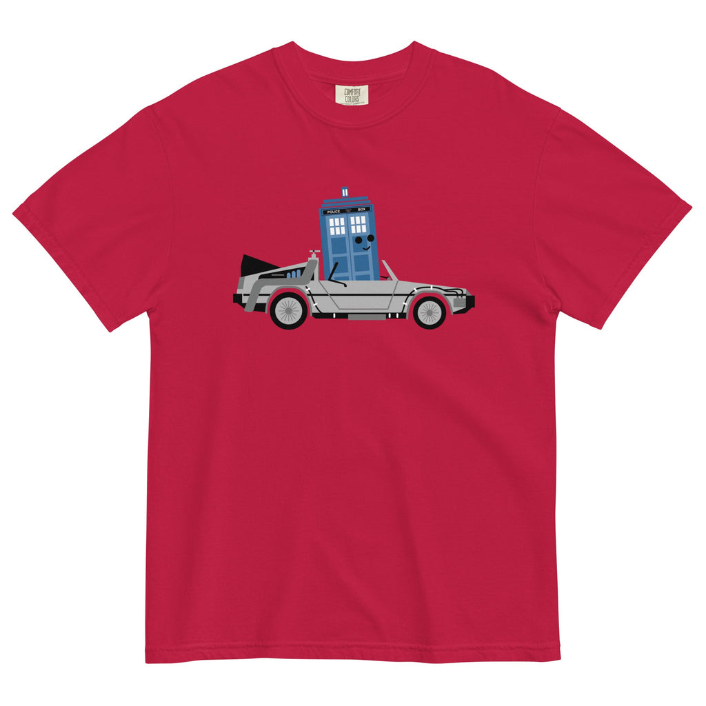 Time Machine x Two Men's Relaxed Fit Tee Hoodie, Sweatshirt | CoreVibeTees.com (Image 2)