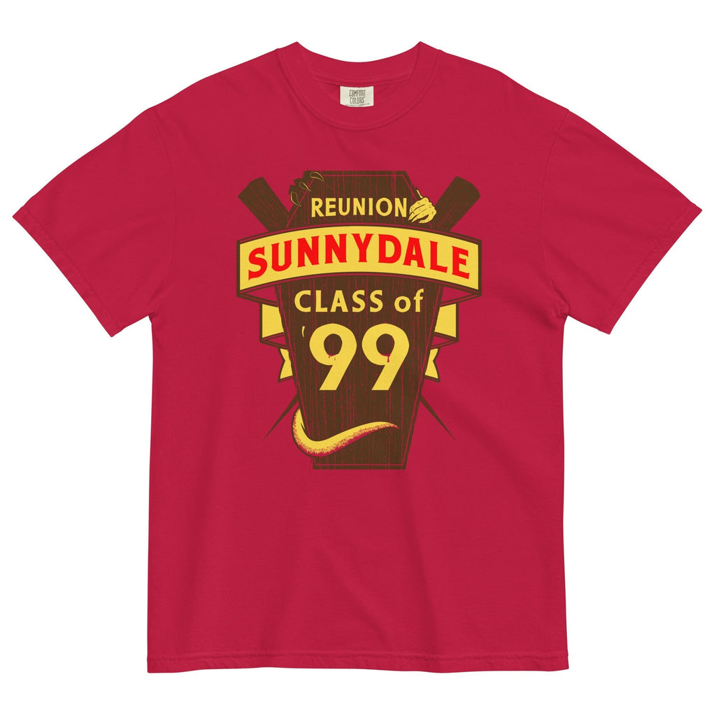 Sunnydale Reunion Men's Relaxed Fit Tee Hoodie, Sweatshirt | CoreVibeTees.com (Image 1)