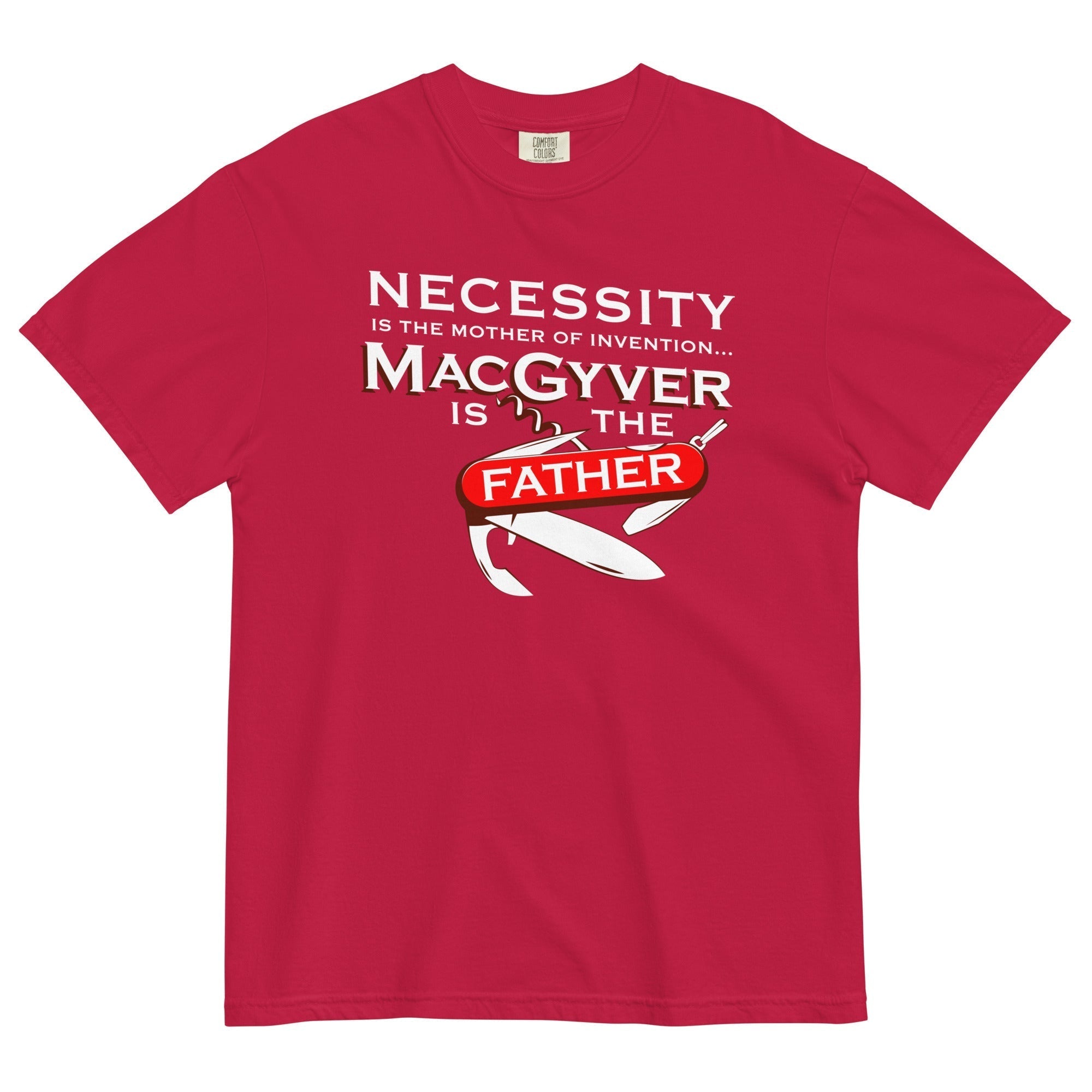 Necessity Is The Mother Men's Relaxed Fit Tee Hoodie, Sweatshirt | CoreVibeTees.com (Image 1)