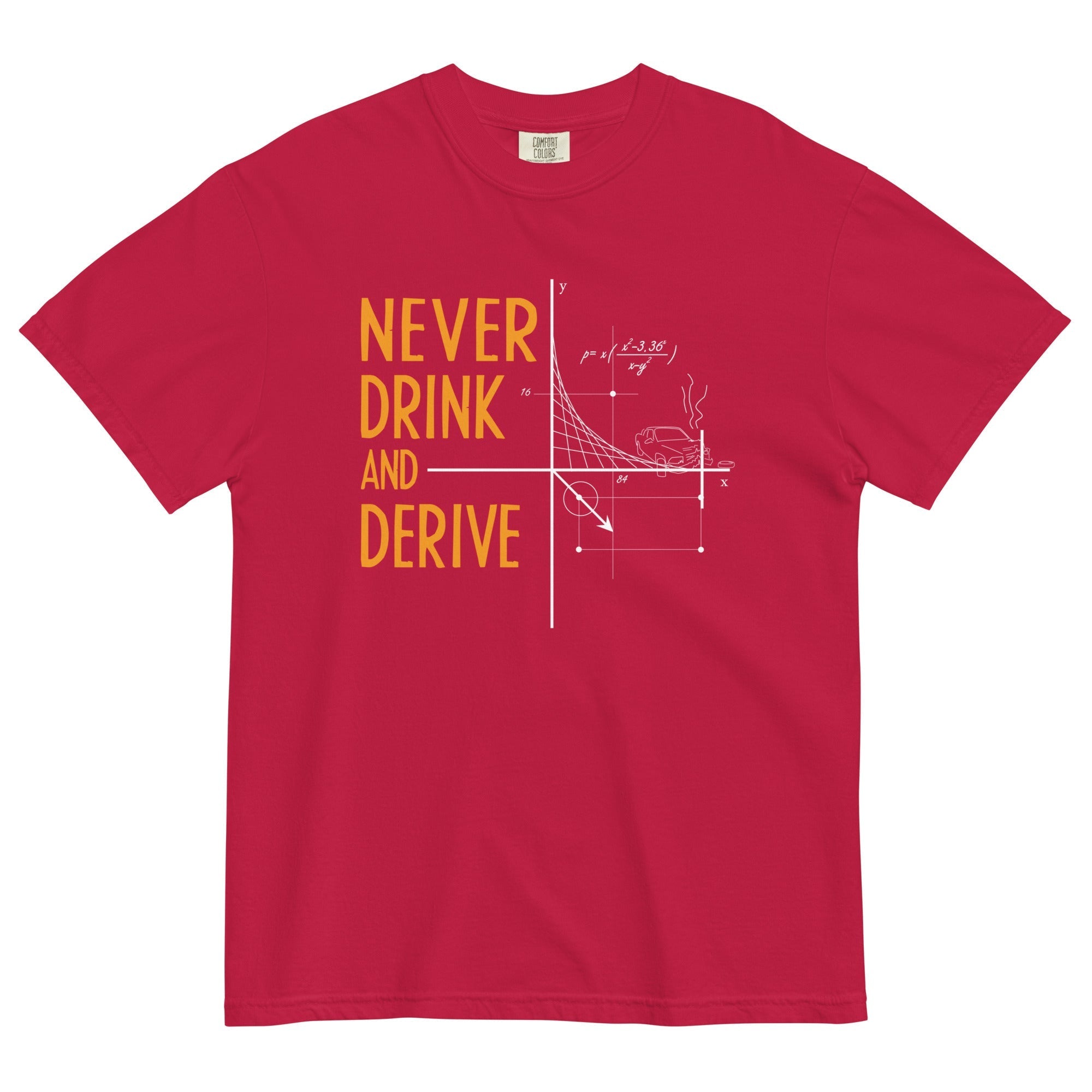 Never Drink and Derive Men's Relaxed Fit Tee Hoodie, Sweatshirt | CoreVibeTees.com (Image 3)