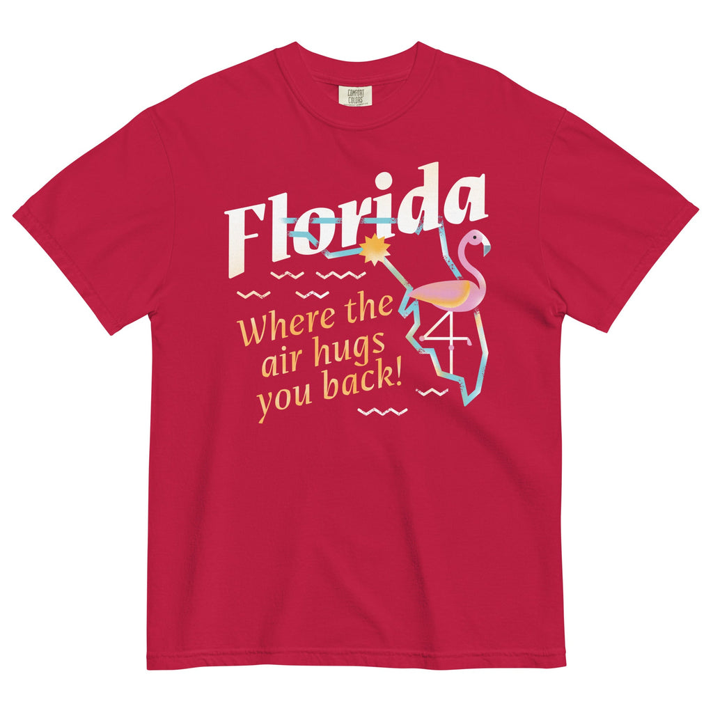 Florida Where The Air Hugs You Back Men's Relaxed Fit Tee