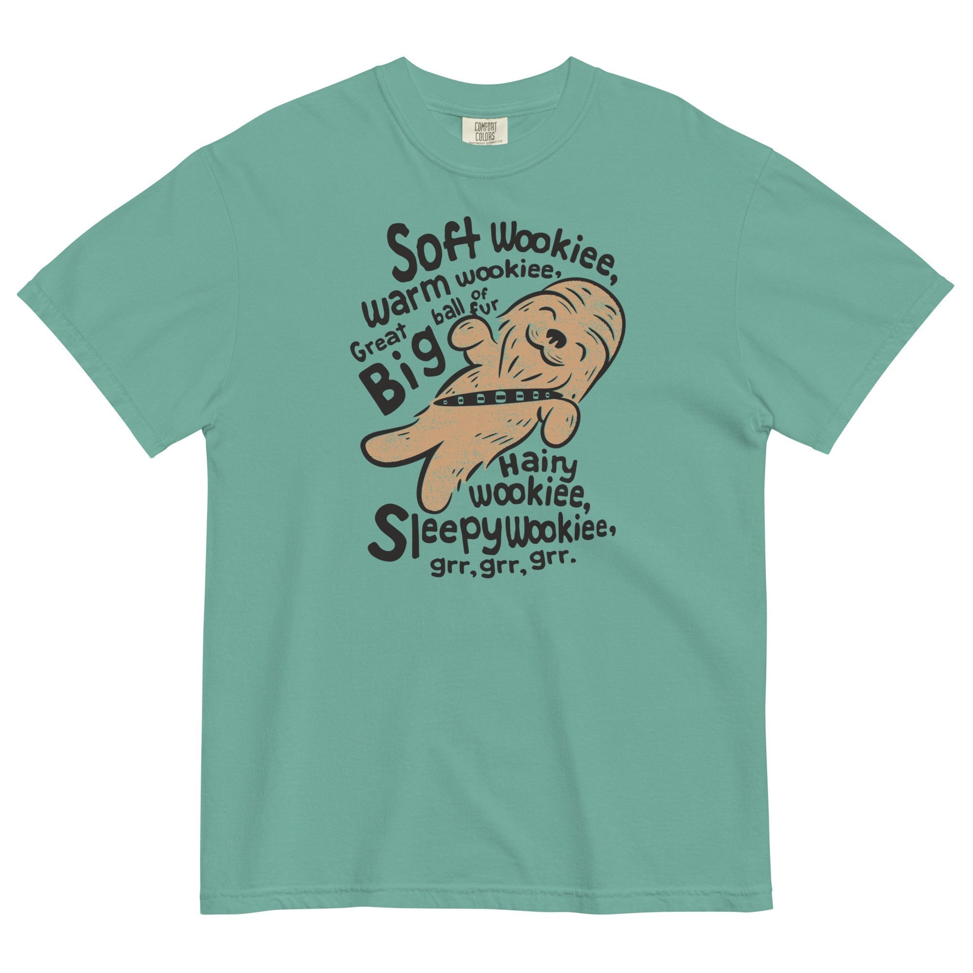Soft Wookiee, Warm Wookiee Men's Relaxed Fit Tee Hoodie, Sweatshirt | CoreVibeTees.com (Image 2)