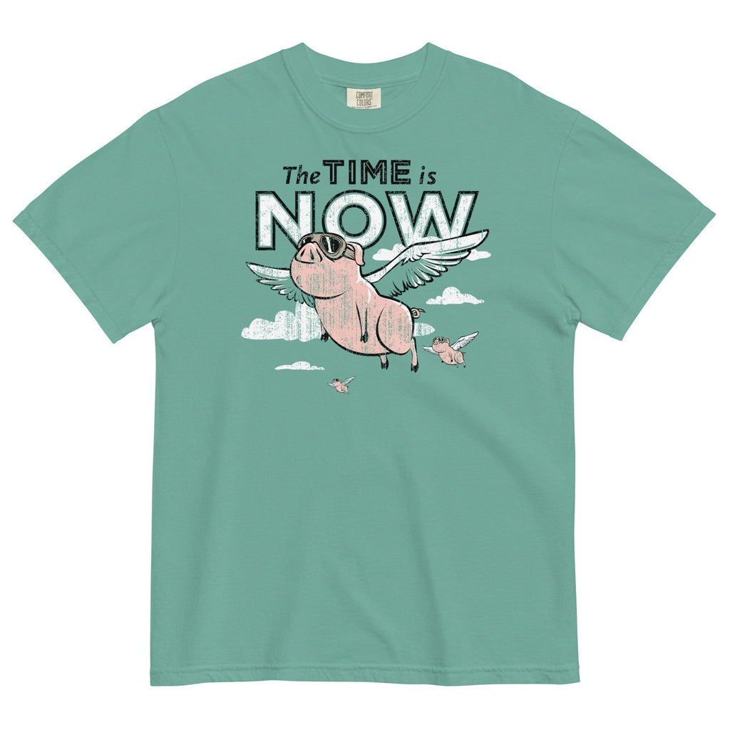 The Time Is Now Men's Relaxed Fit Tee Hoodie, Sweatshirt | CoreVibeTees.com (Image 5)
