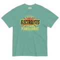 Electrolytes, It's What Plants Crave! Men's Relaxed Fit Tee Hoodie, Sweatshirt | CoreVibeTees.com (Image 1)