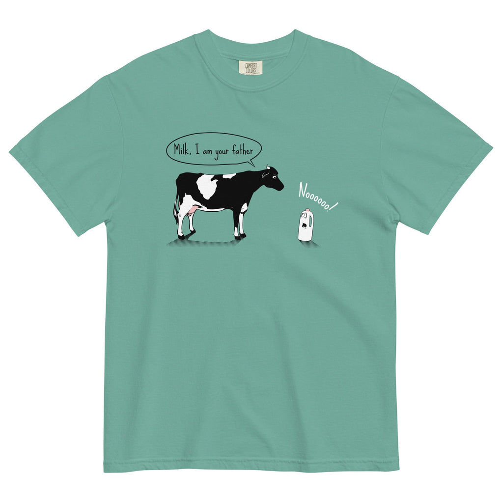 Milk, I am your father Men's Relaxed Fit Tee Hoodie, Sweatshirt | CoreVibeTees.com (Image 1)