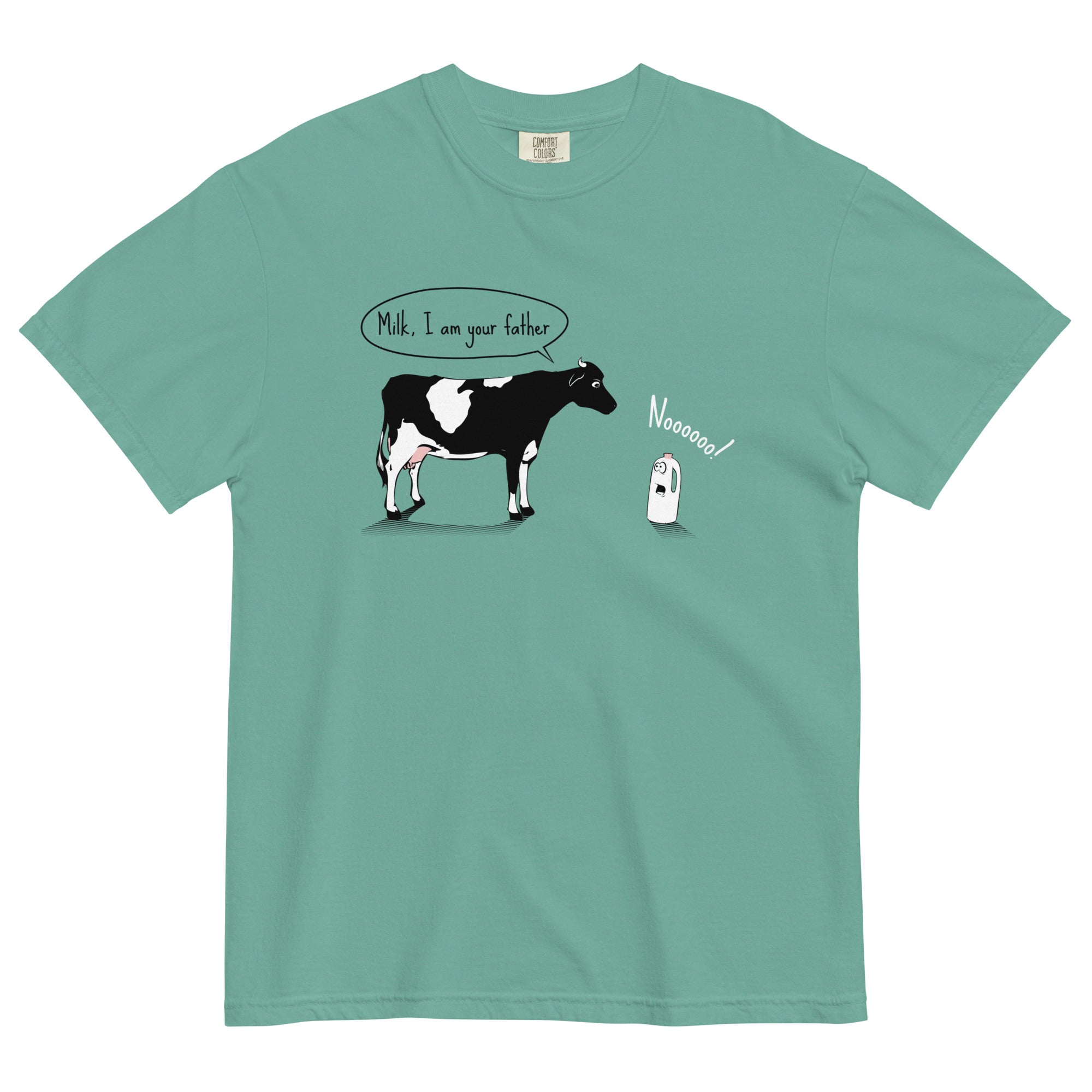 Milk, I am your father Men's Relaxed Fit Tee Hoodie, Sweatshirt | CoreVibeTees.com (Image 1)