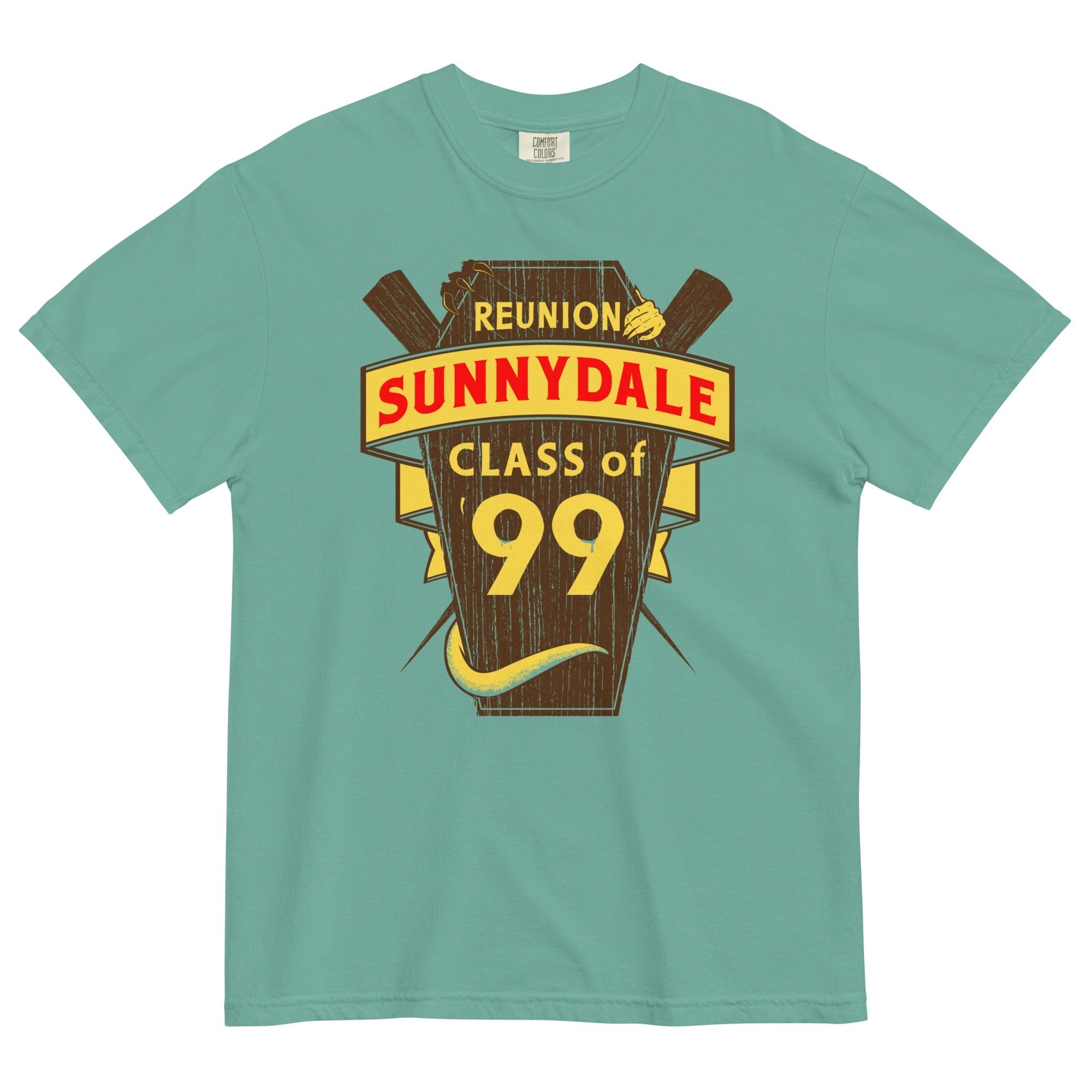 Sunnydale Reunion Men's Relaxed Fit Tee Hoodie, Sweatshirt | CoreVibeTees.com (Image 4)