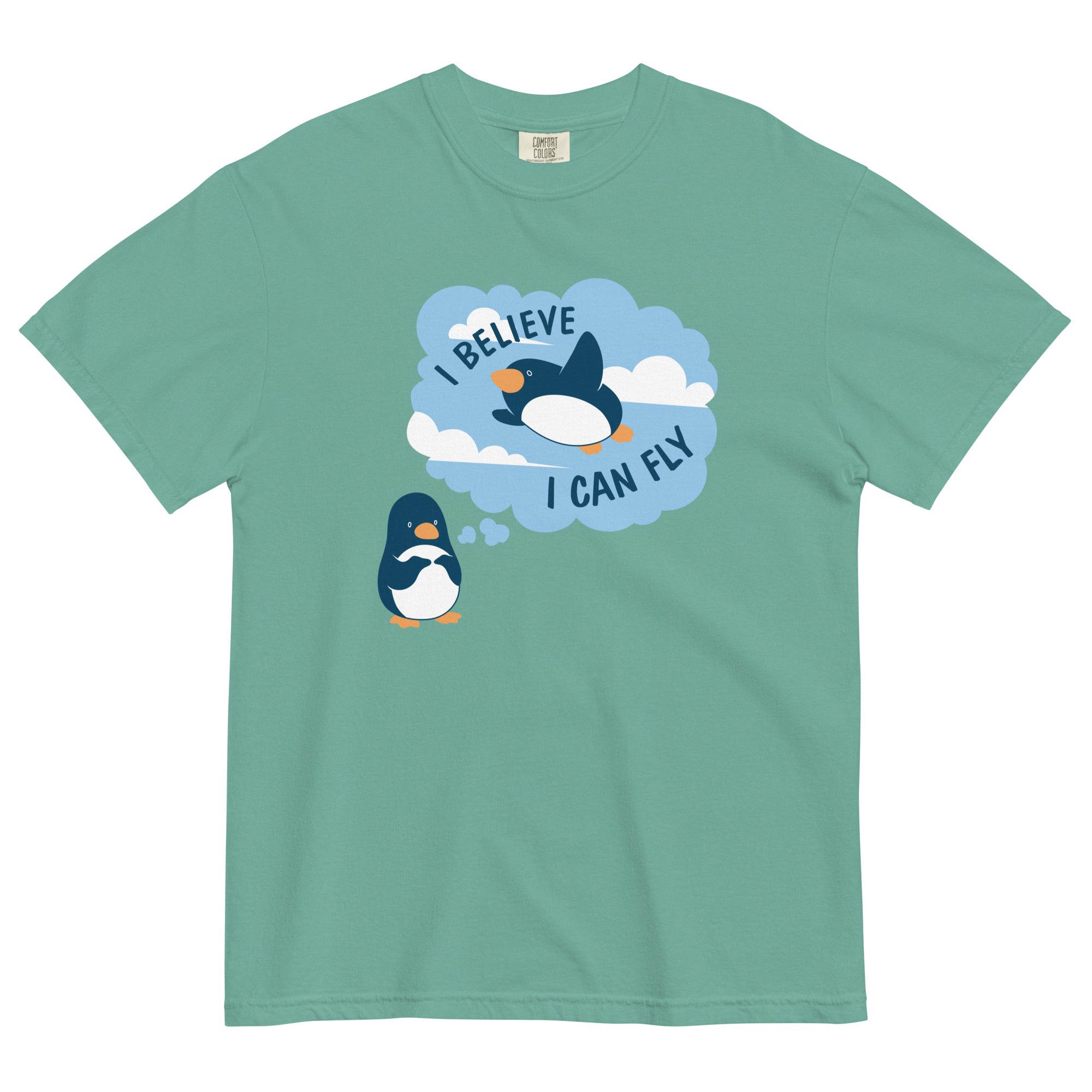 I Believe I Can Fly Men's Relaxed Fit Tee Hoodie, Sweatshirt | CoreVibeTees.com (Image 5)