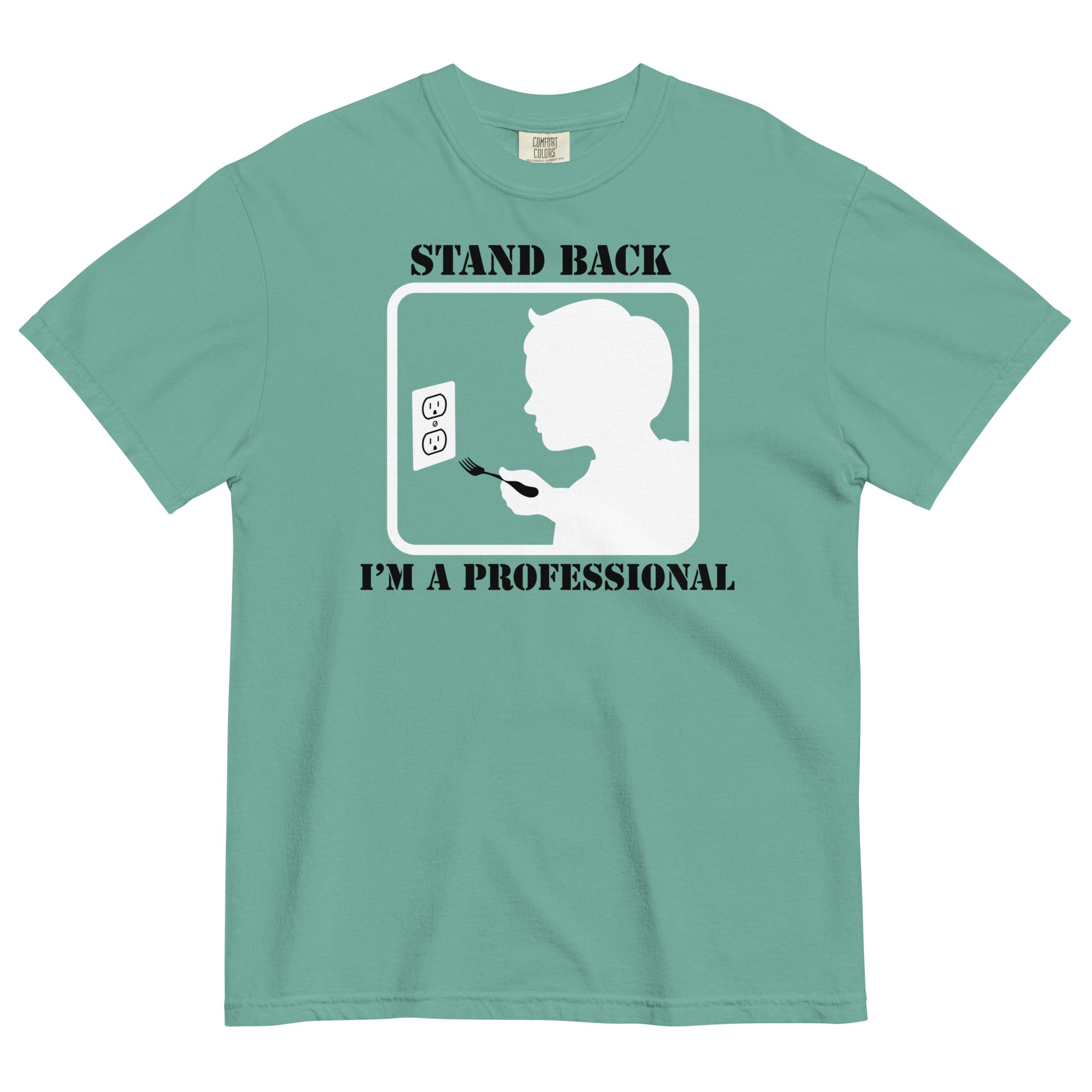 Stand Back, I'm A Professional Men's Relaxed Fit Tee Hoodie, Sweatshirt | CoreVibeTees.com (Image 5)