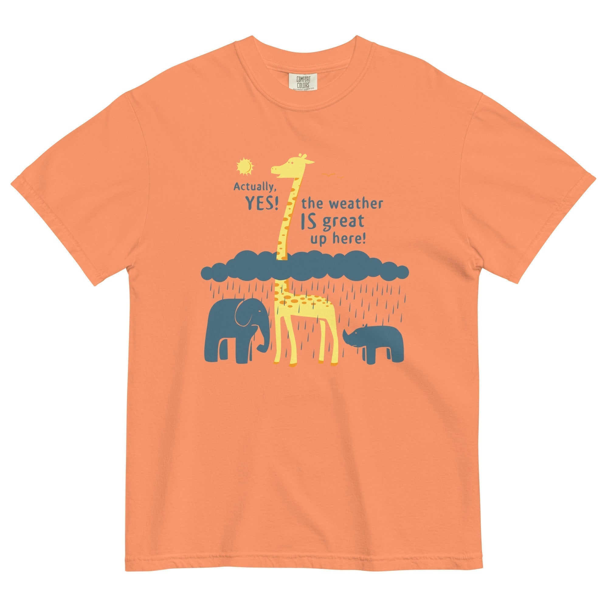 The Weather Is Great Up Here! Men's Relaxed Fit Tee Hoodie, Sweatshirt | CoreVibeTees.com (Image 2)