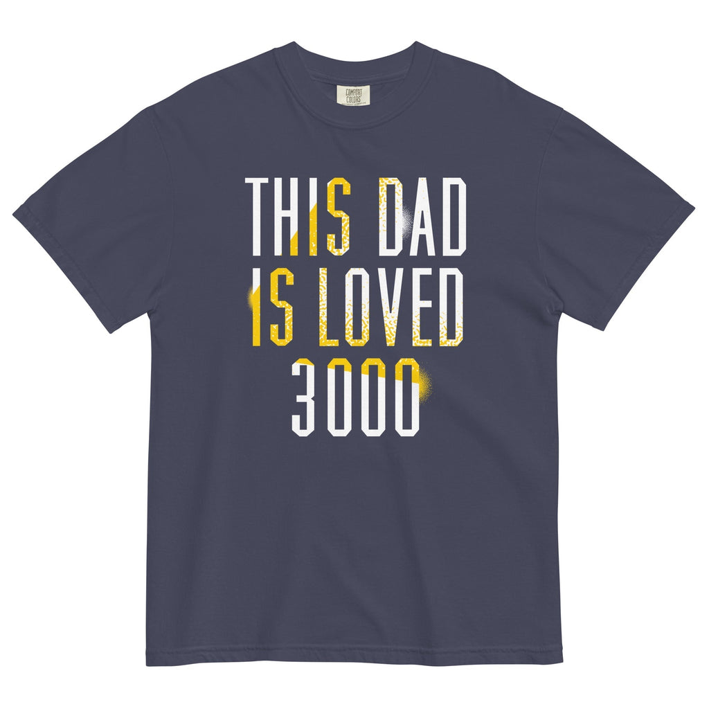 This Dad Is Loved 3000 Men's Relaxed Fit Tee Hoodie, Sweatshirt | CoreVibeTees.com (Image 3)