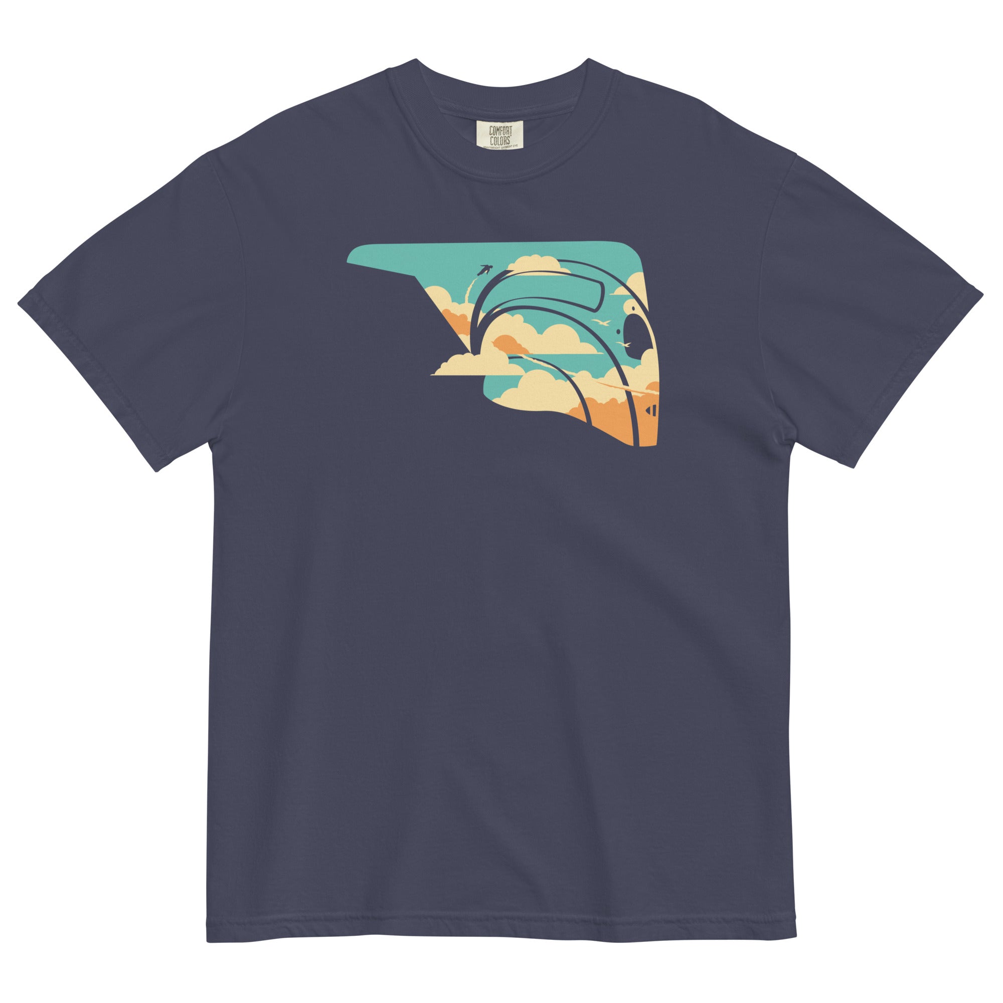 Sky Rocket Men's Relaxed Fit Tee Hoodie, Sweatshirt | CoreVibeTees.com (Image 2)